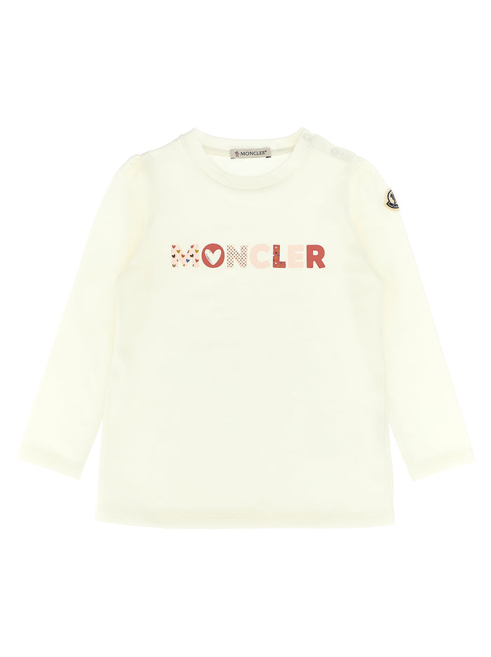 Logo print T-shirt White Cotton