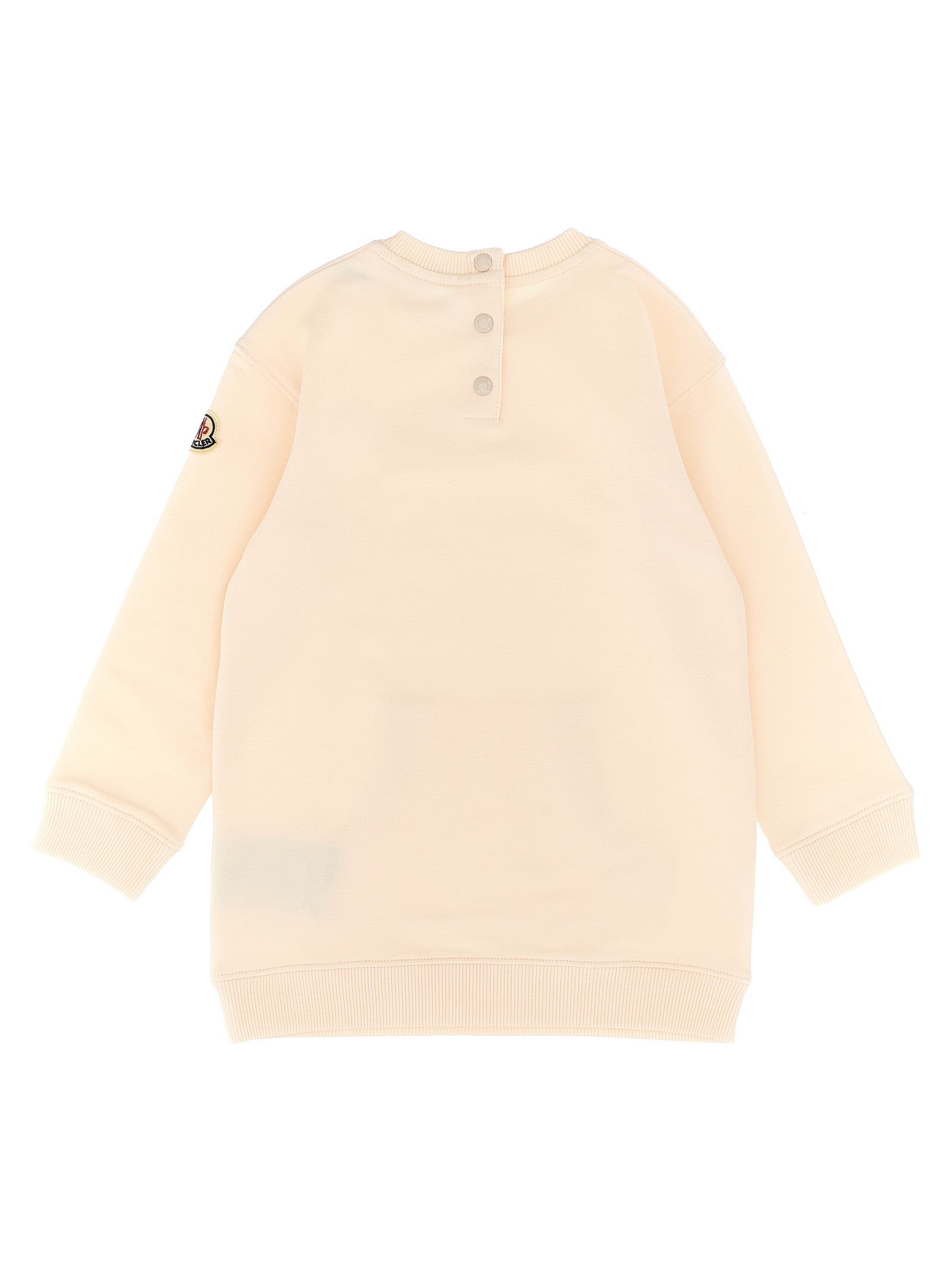 Logo embroidery dress Pink Cotton