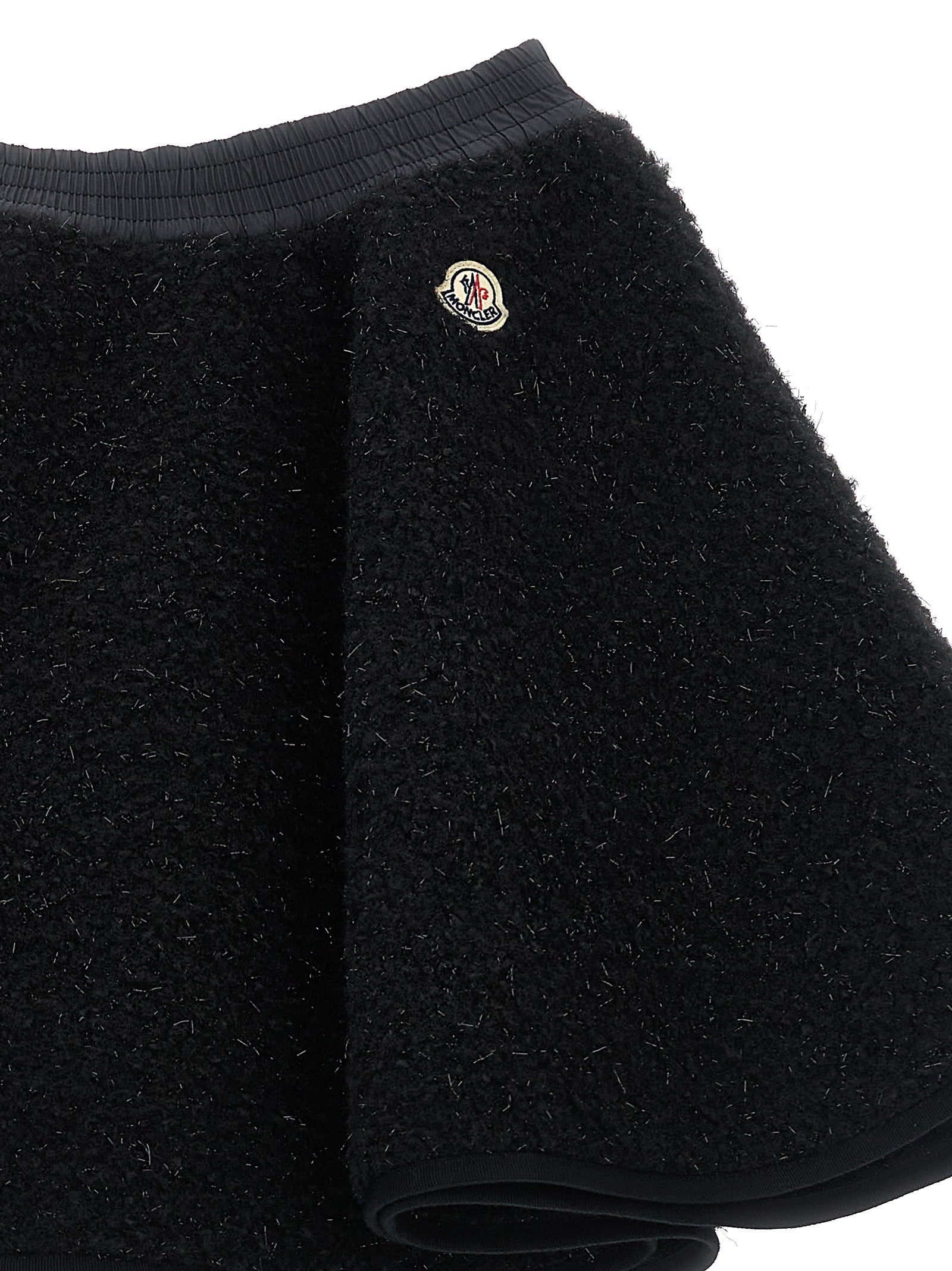 Metallic teddy skirt Black Polyester