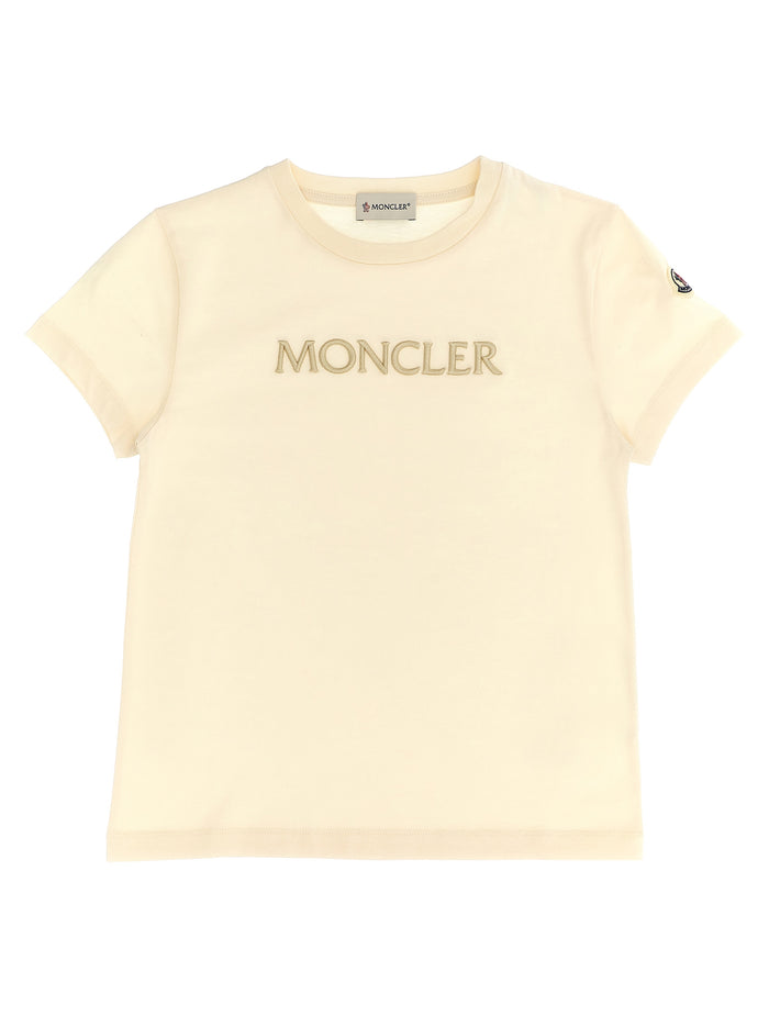 Logo embroidery t-shirt White Cotton