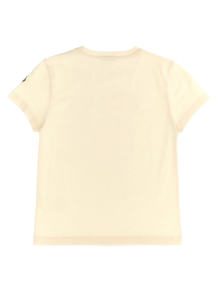 Logo embroidery t-shirt White Cotton