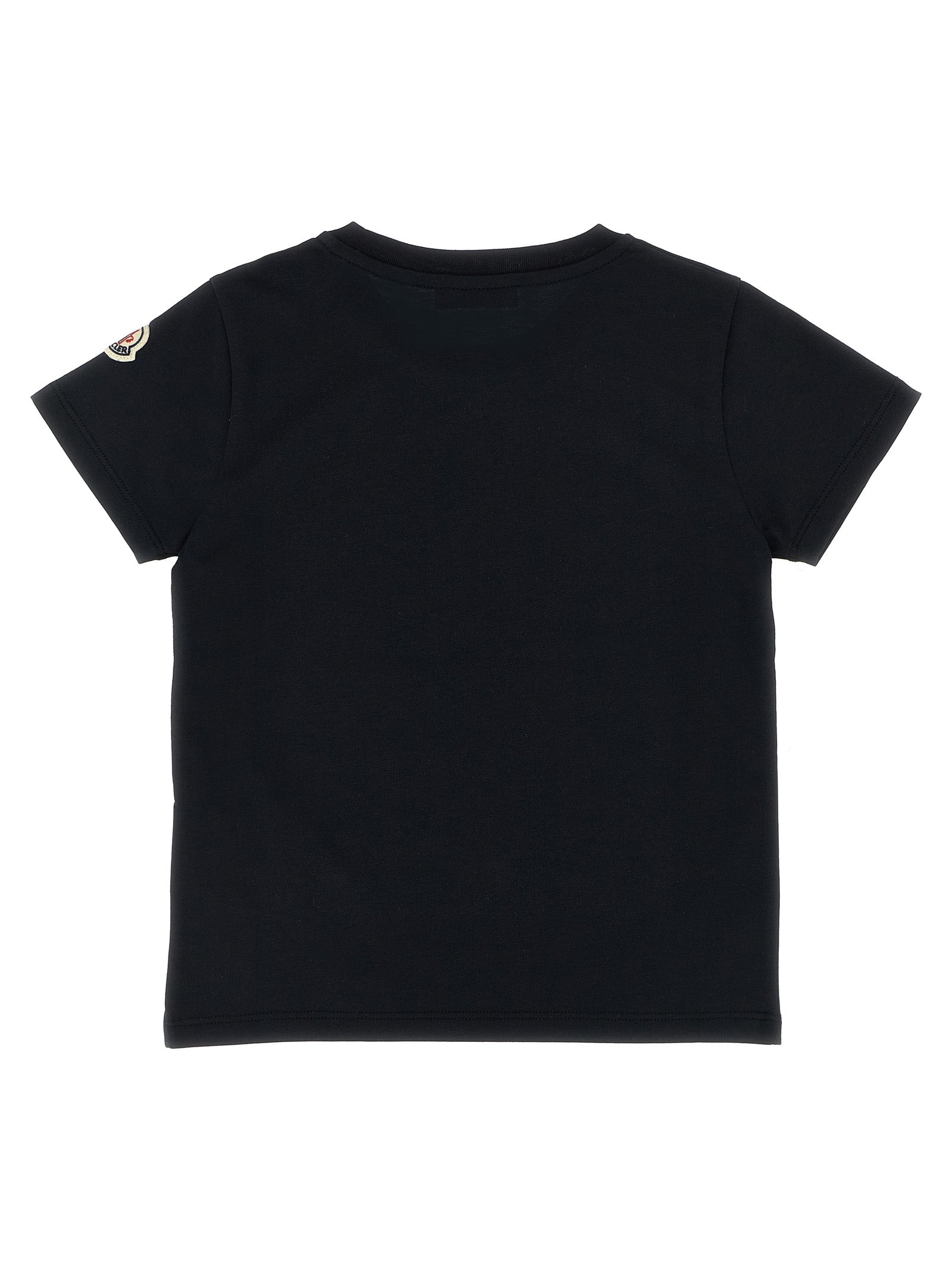 Sequins logo t-shirt Black Cotton