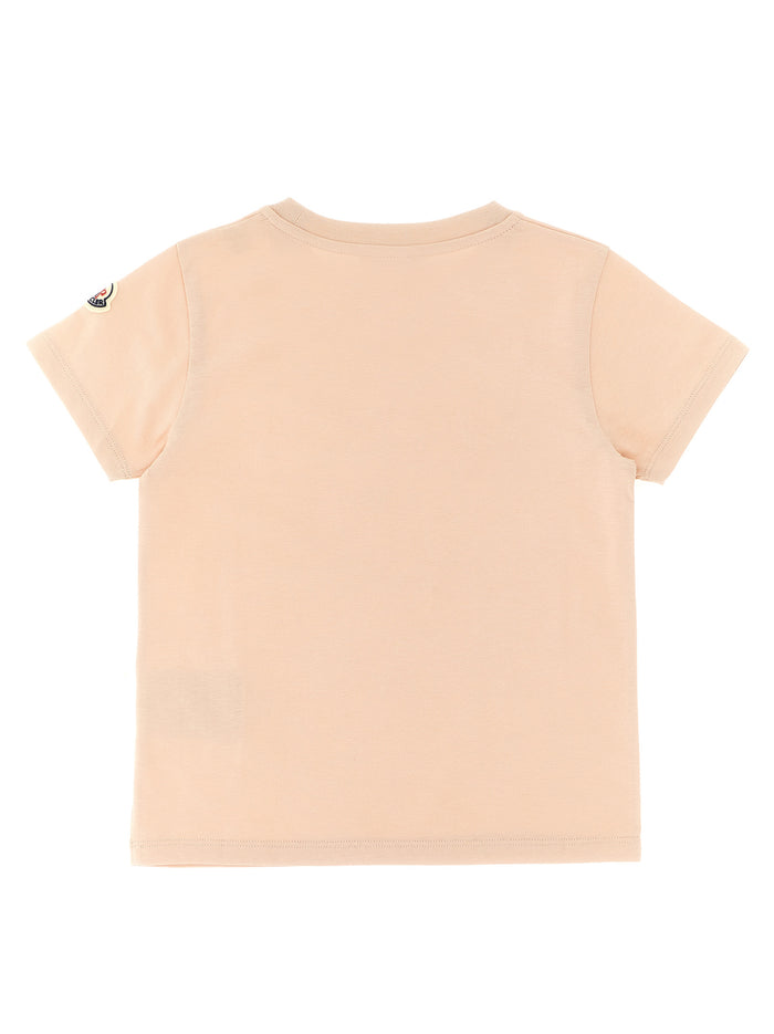 Logo print T-shirt Pink Cotton