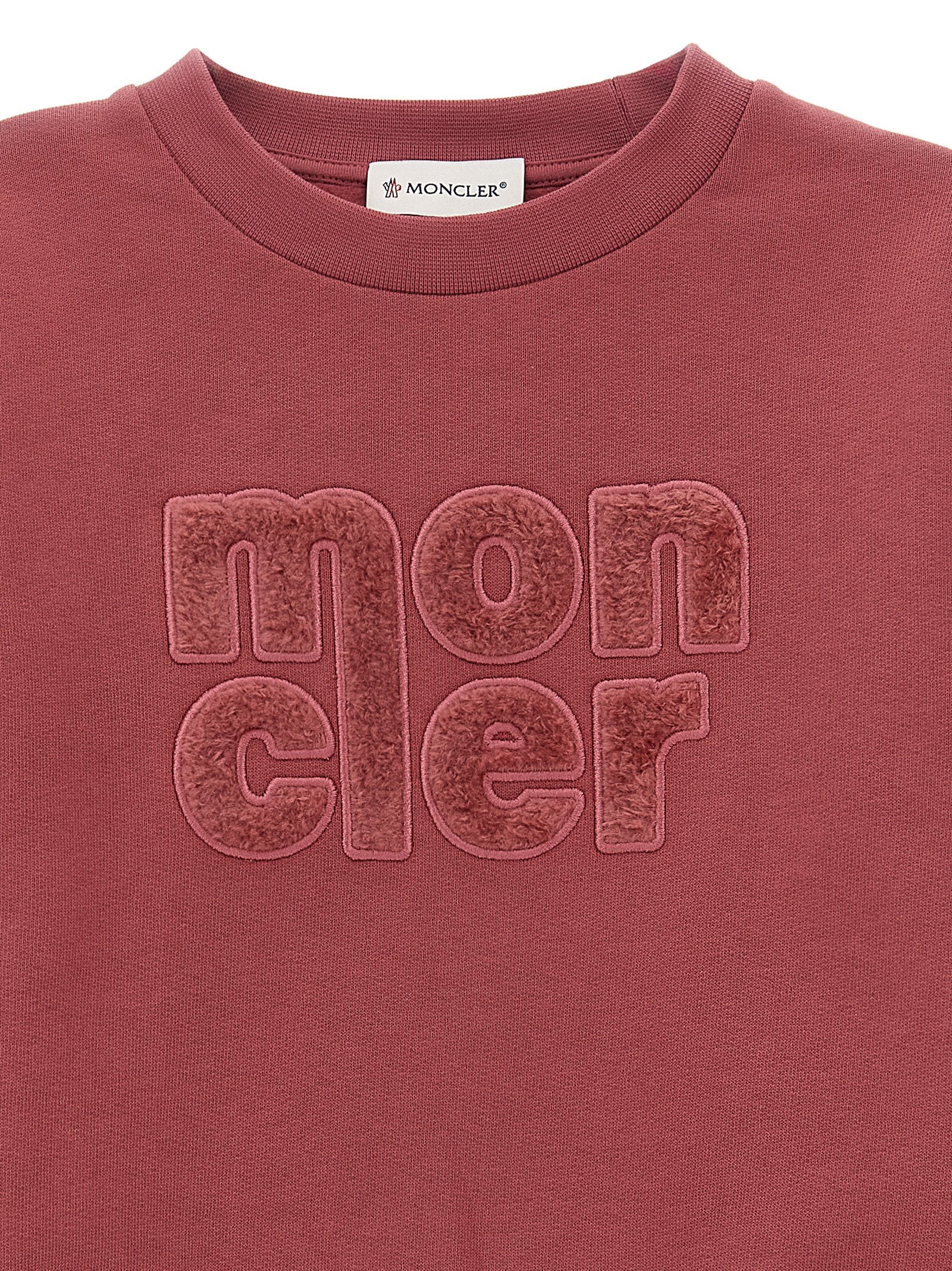 Teddy logo sweatshirt Pink Acrylic