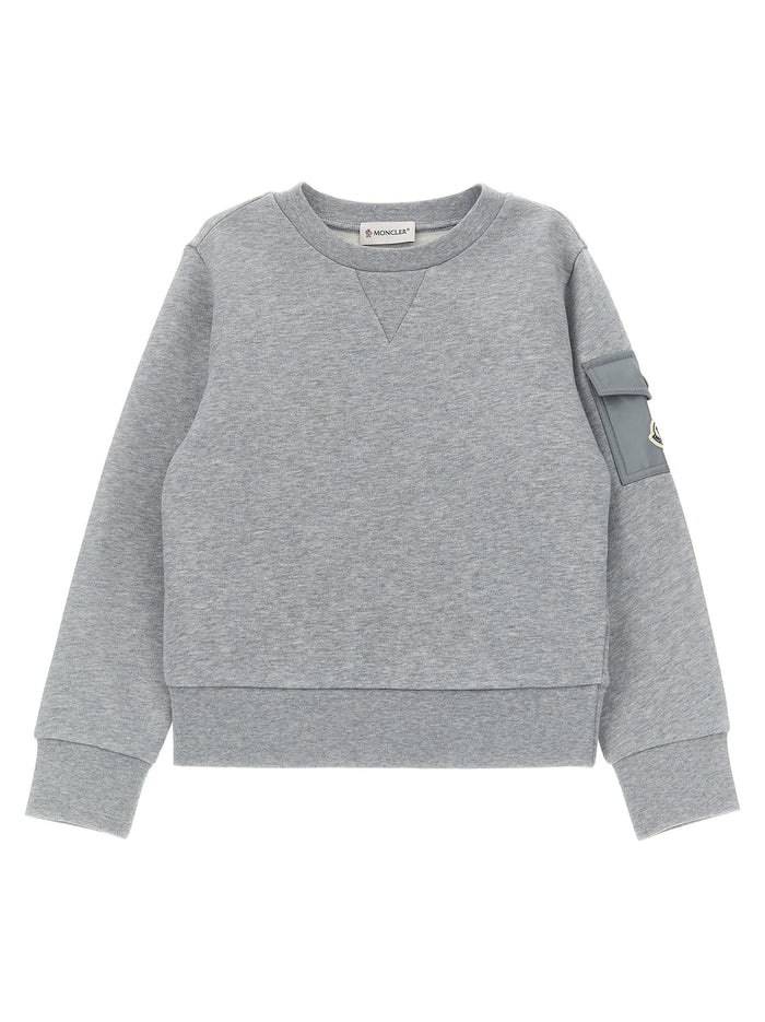 Nylon pocket sweatshirt Gray Polyamide