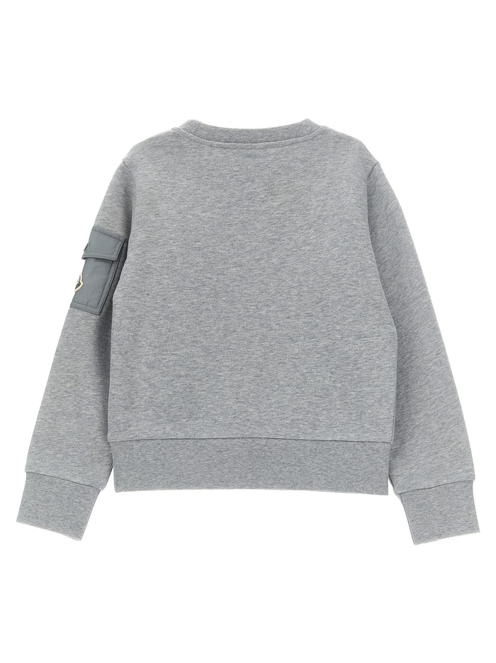 Nylon pocket sweatshirt Gray Polyamide