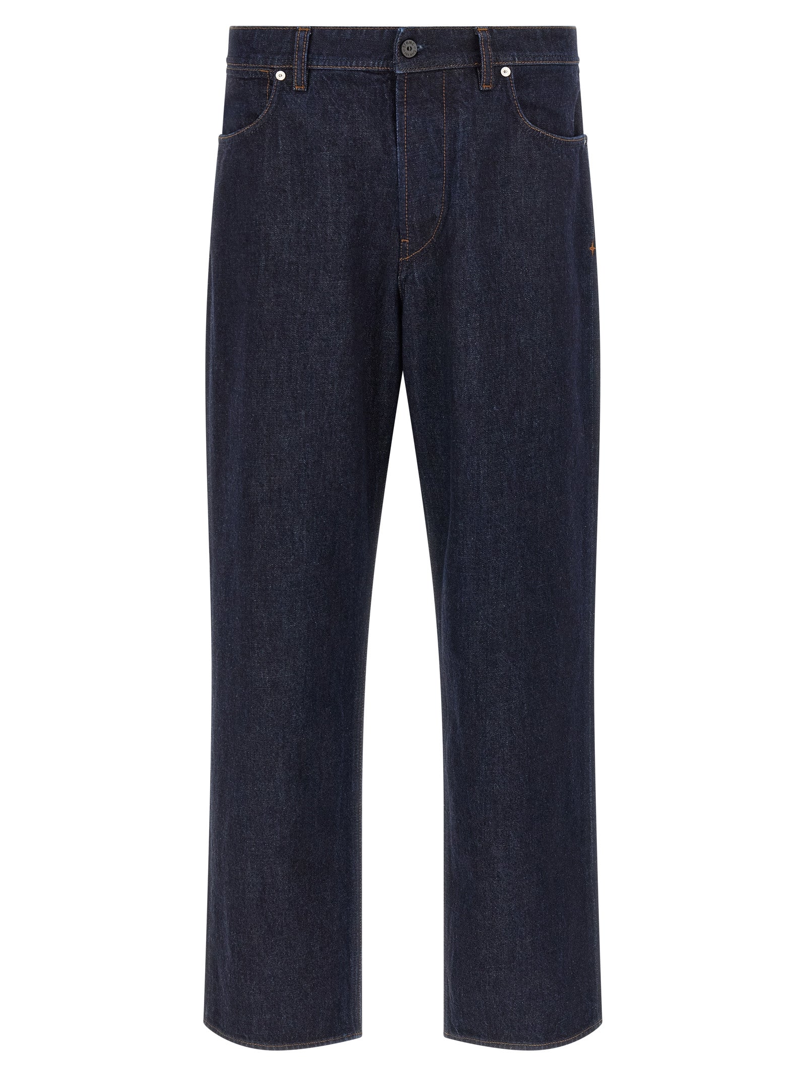 Indigo Denim-Rinsed jeans Blue Cotton