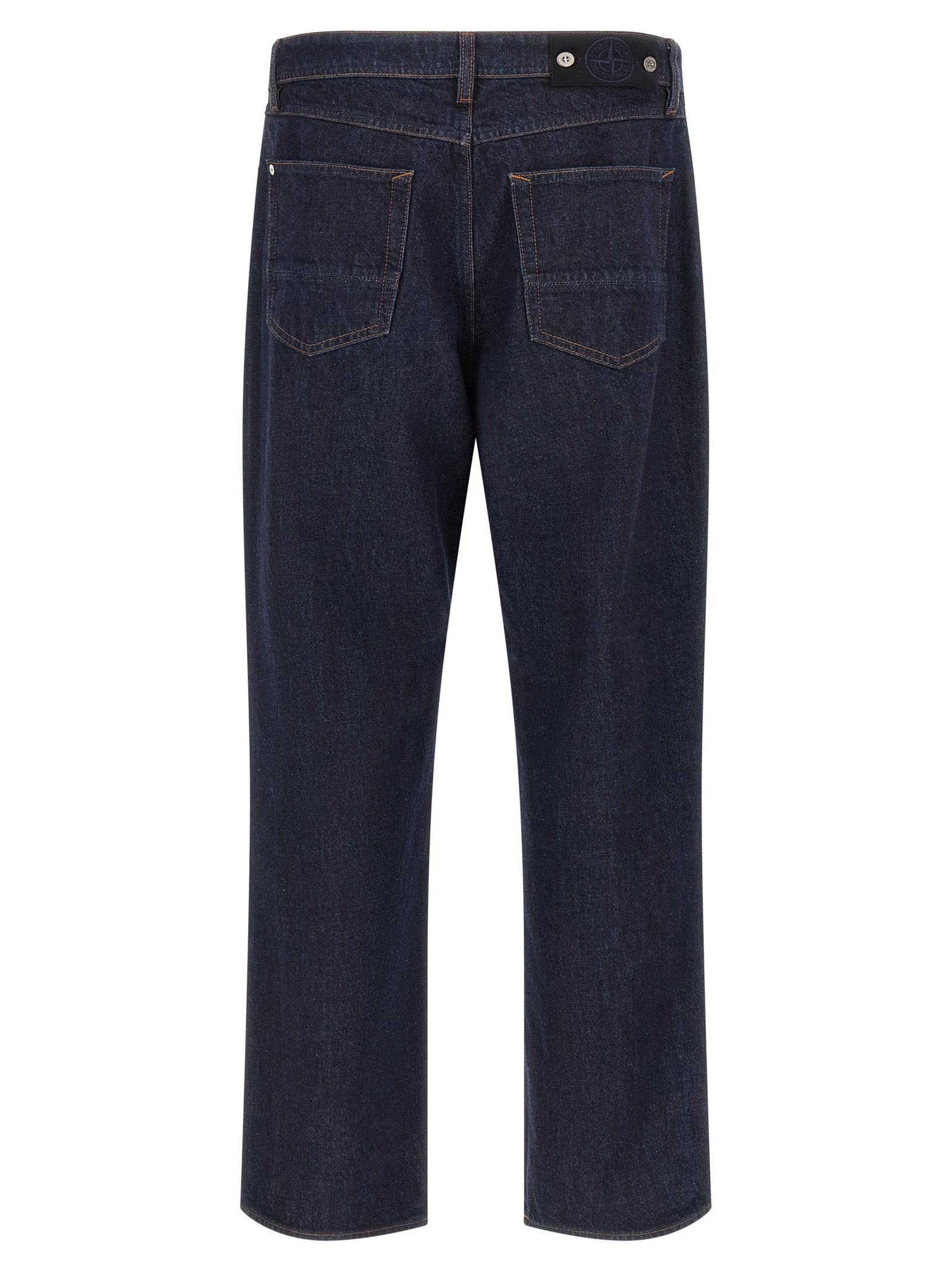 Indigo Denim-Rinsed jeans Blue Cotton