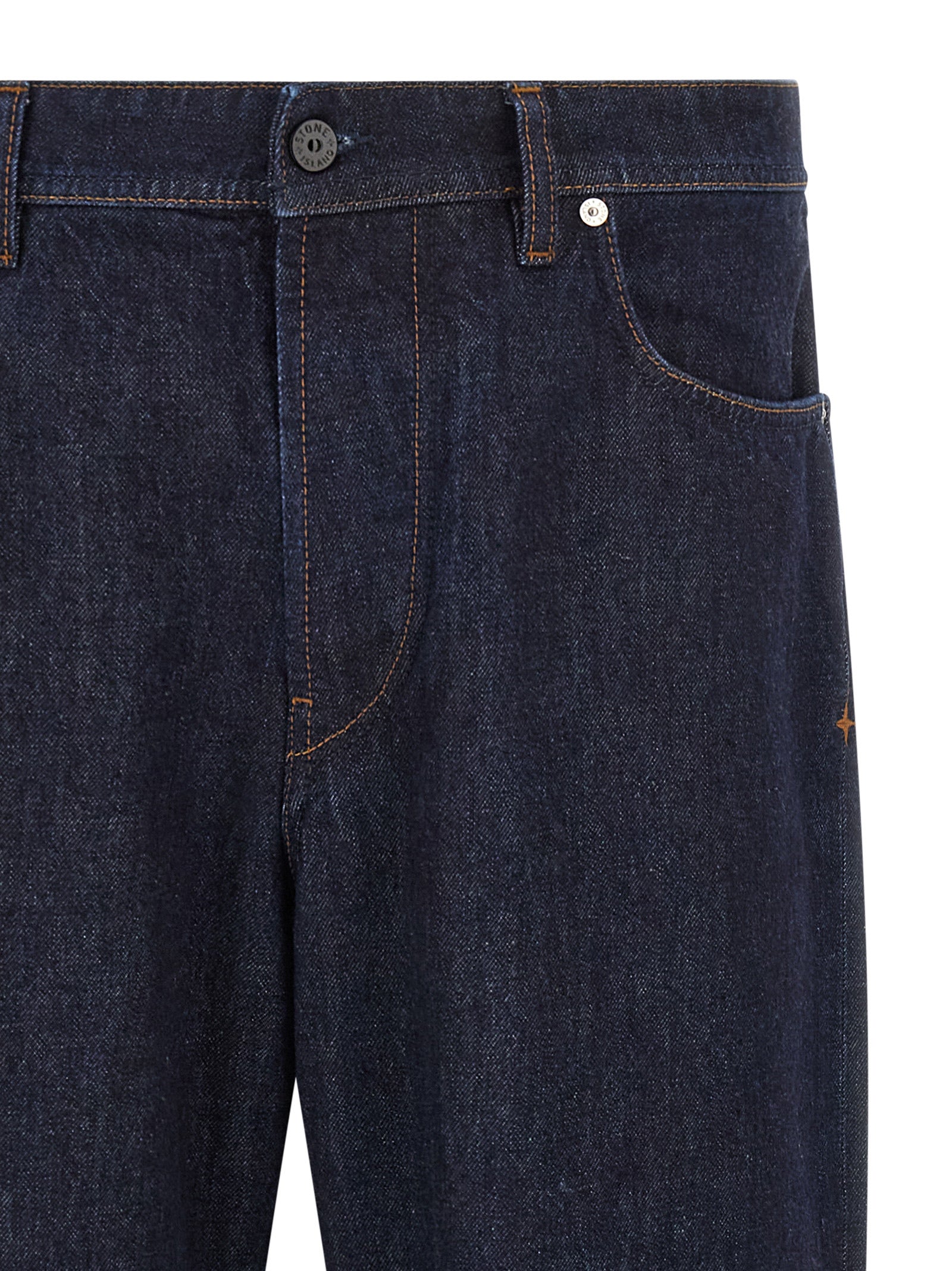Indigo Denim-Rinsed jeans Blue Cotton