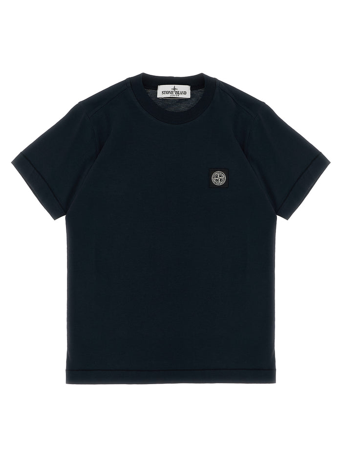 Logo patch t-shirt Black Cotton