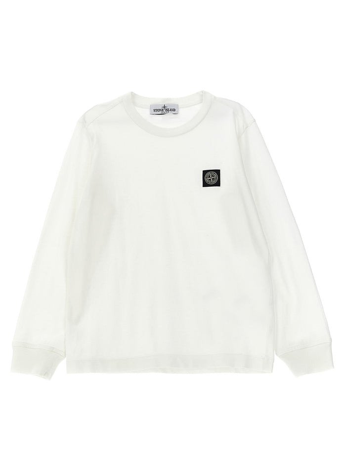 Logo patch t-shirt White Cotton