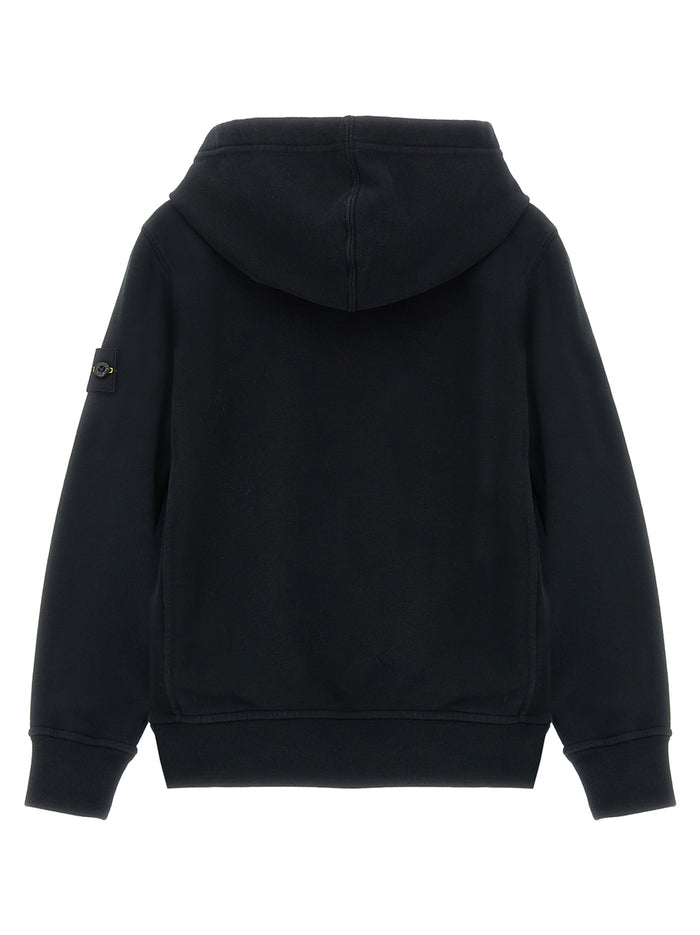 Logo badge hoodie Black Cotton Sweatshirt