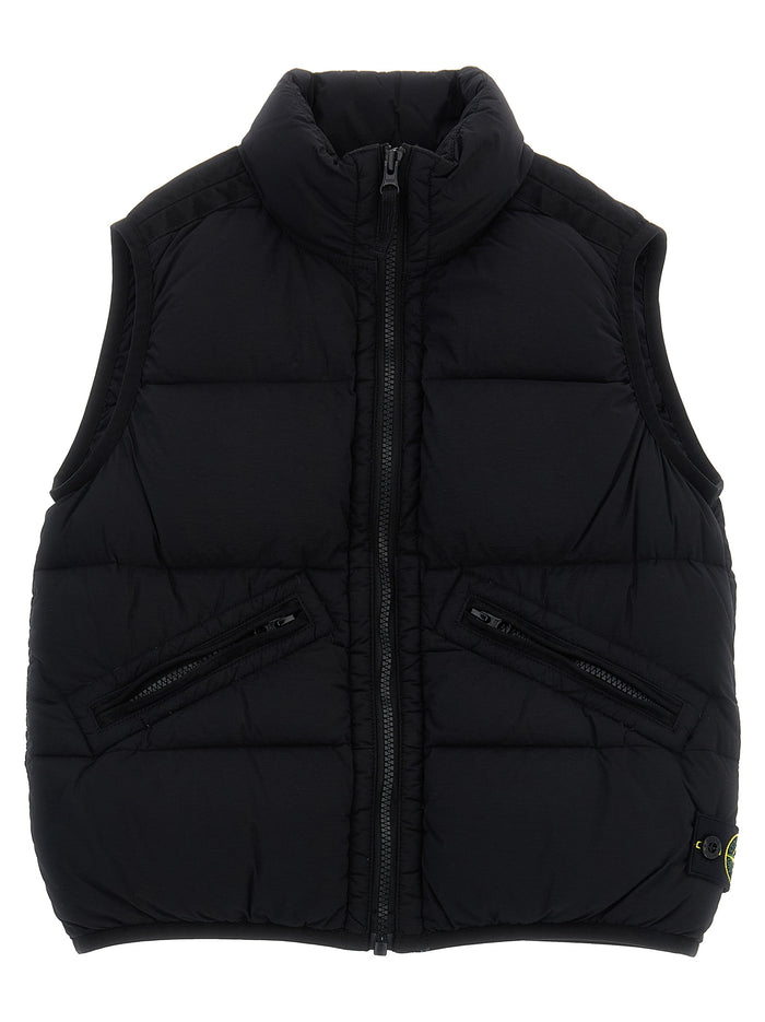 Padded vest Black Polyamide Gilet