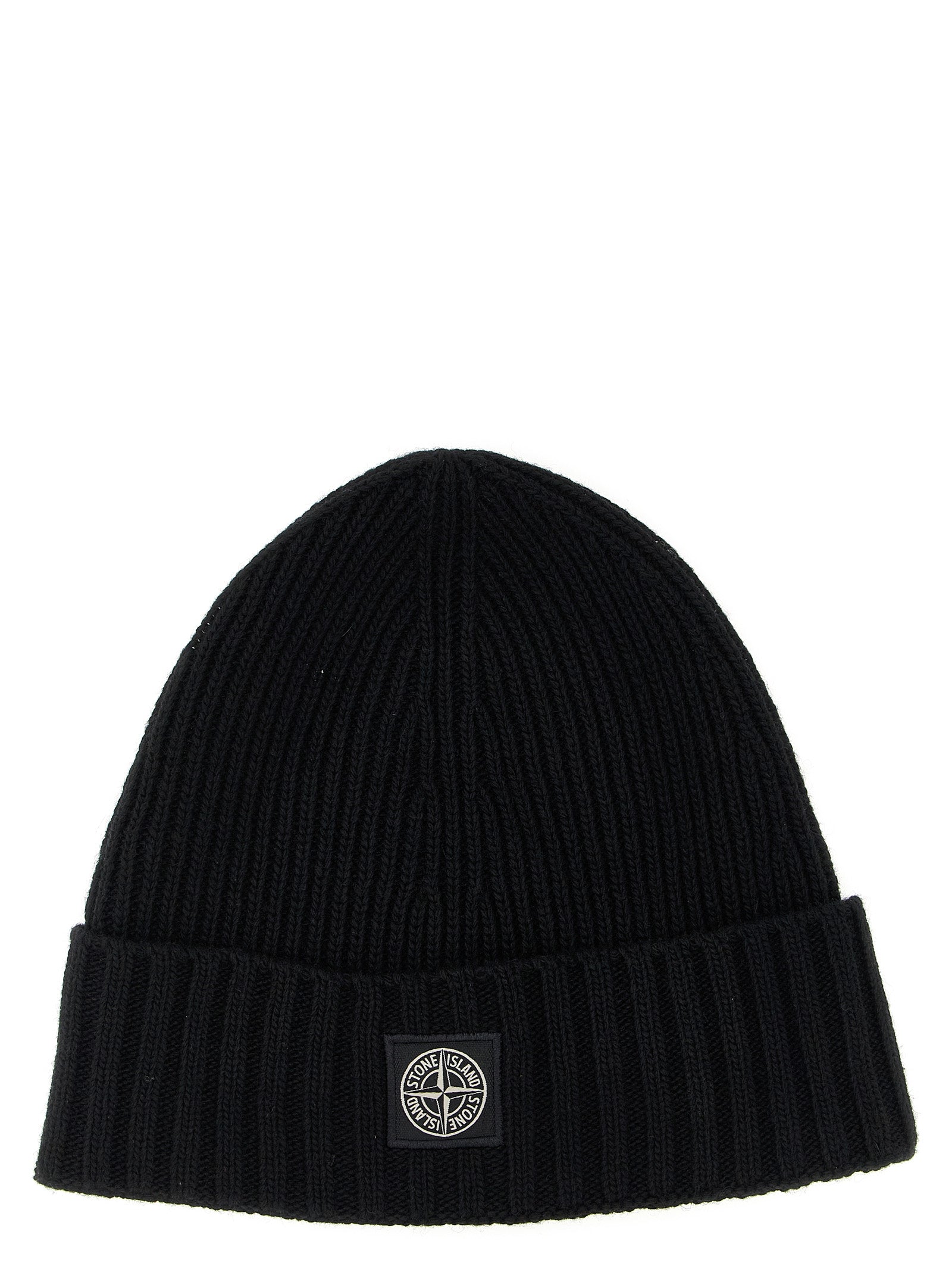 Logo patch beanie Black Hat