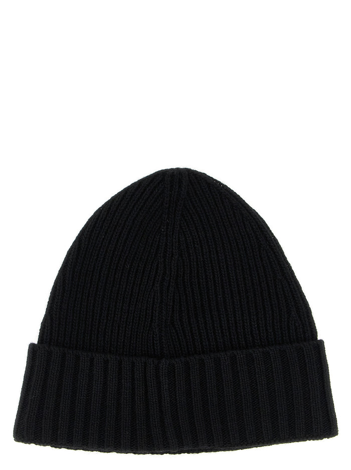Logo patch beanie Black Hat