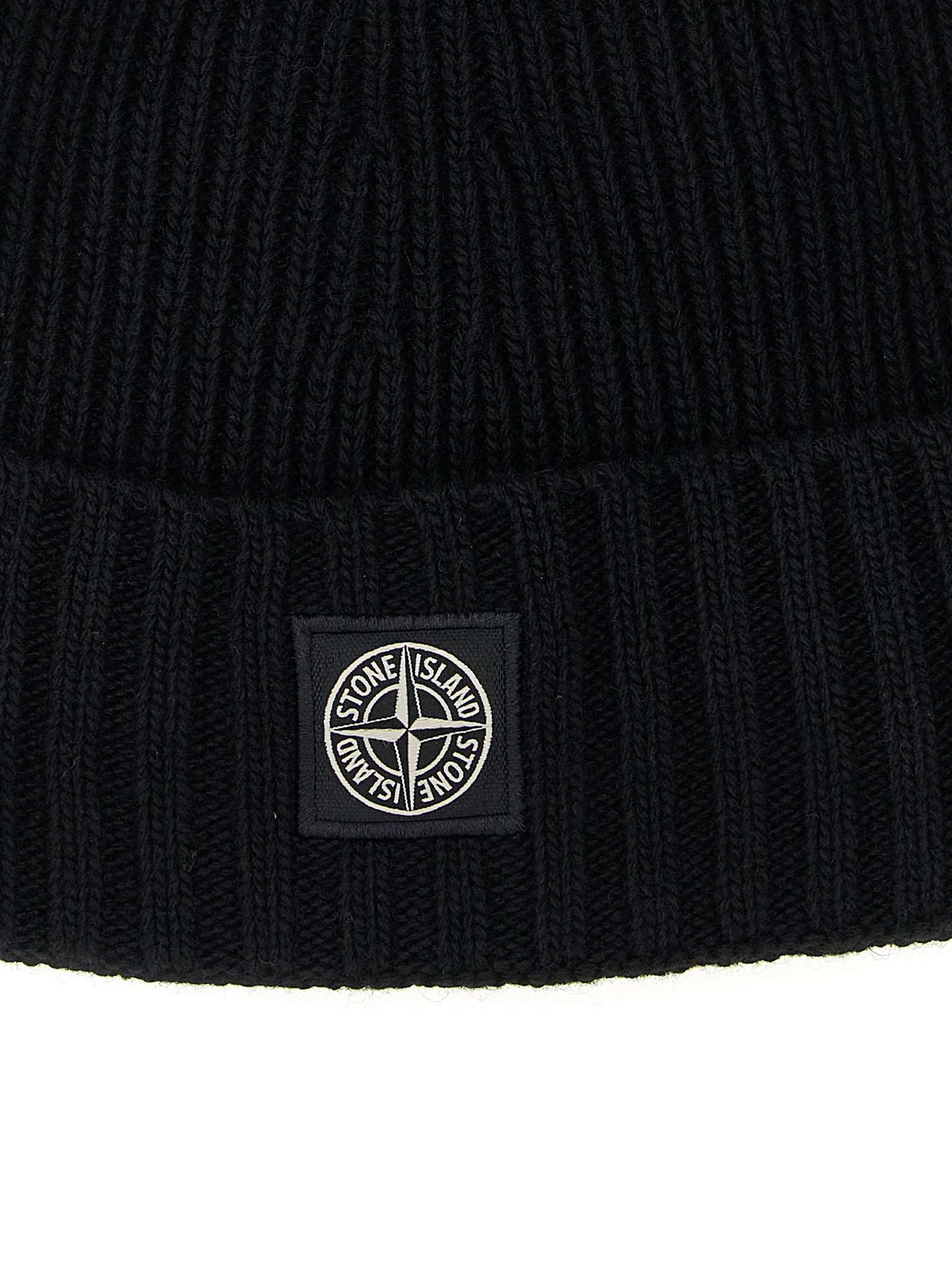 Logo patch beanie Black Hat