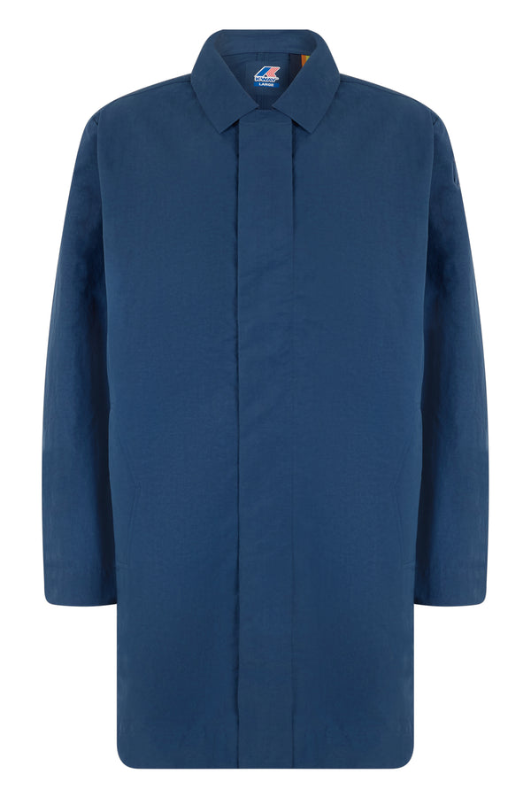 Coat Poirol Blue Cotton