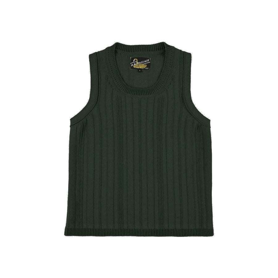 Bb Wallace Wool tank top in green