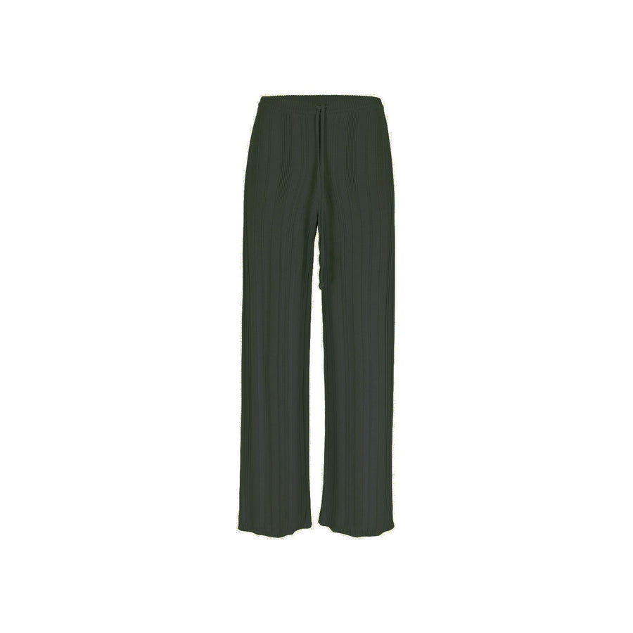 Bb Wallace Knitted wool trousers in green