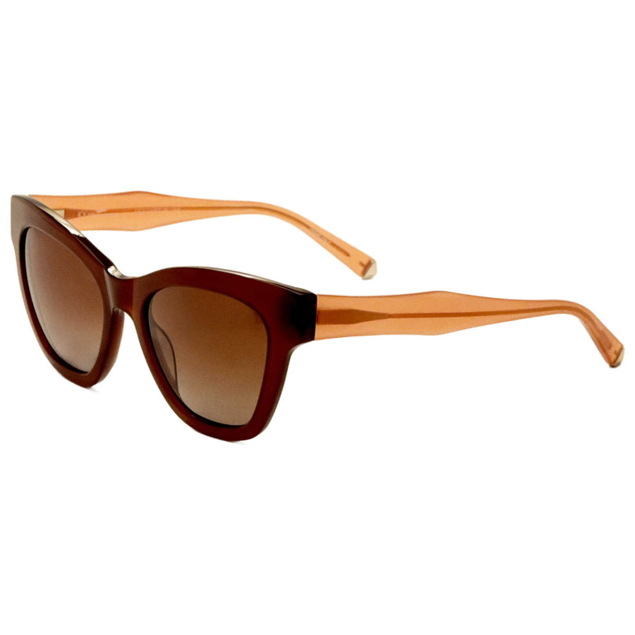 Kate Young Charlotte Womens 55mm Amber Sunglasses K538-Amb-55 One Color