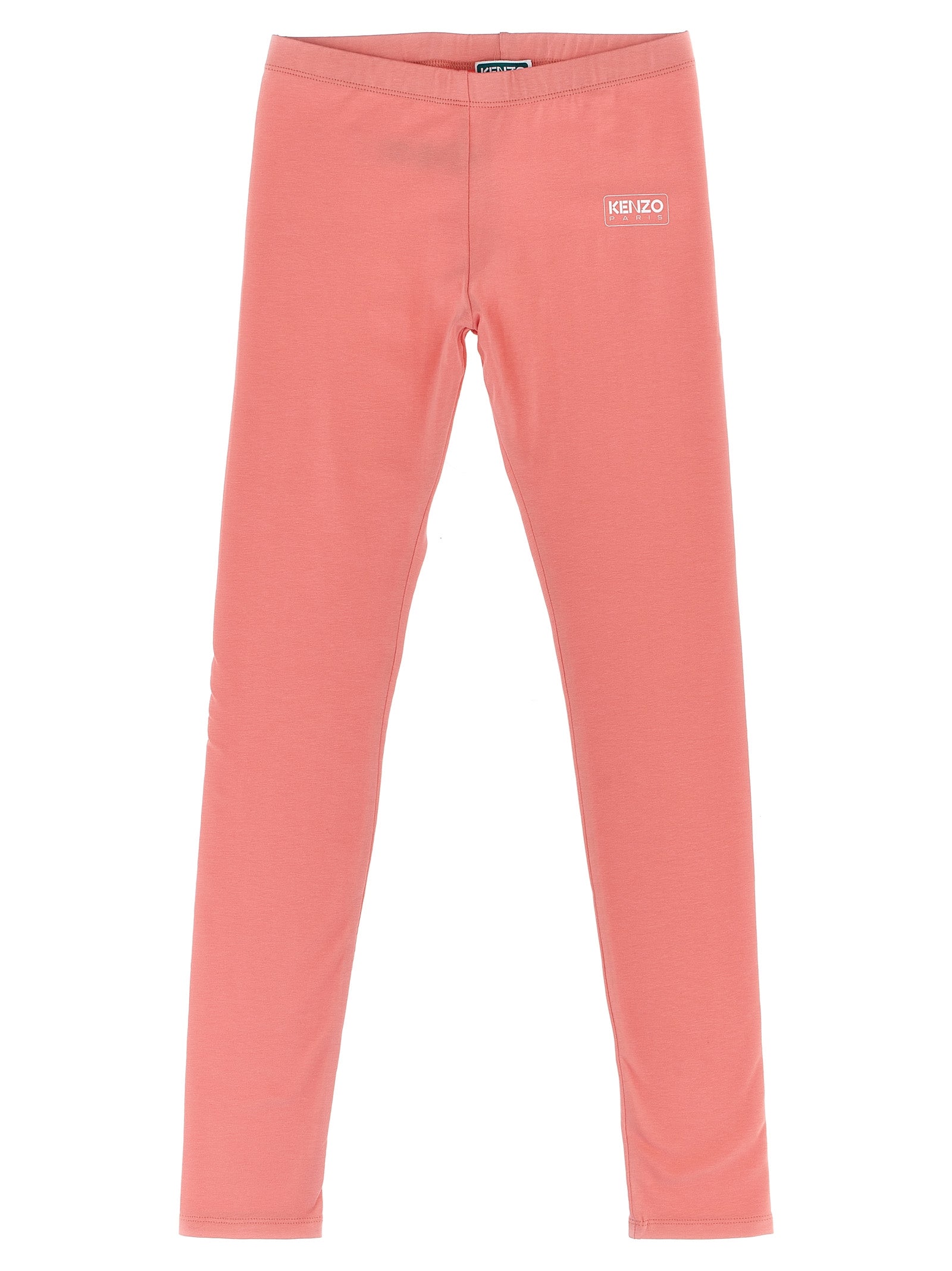 Logo print leggings Fuchsia Cotton