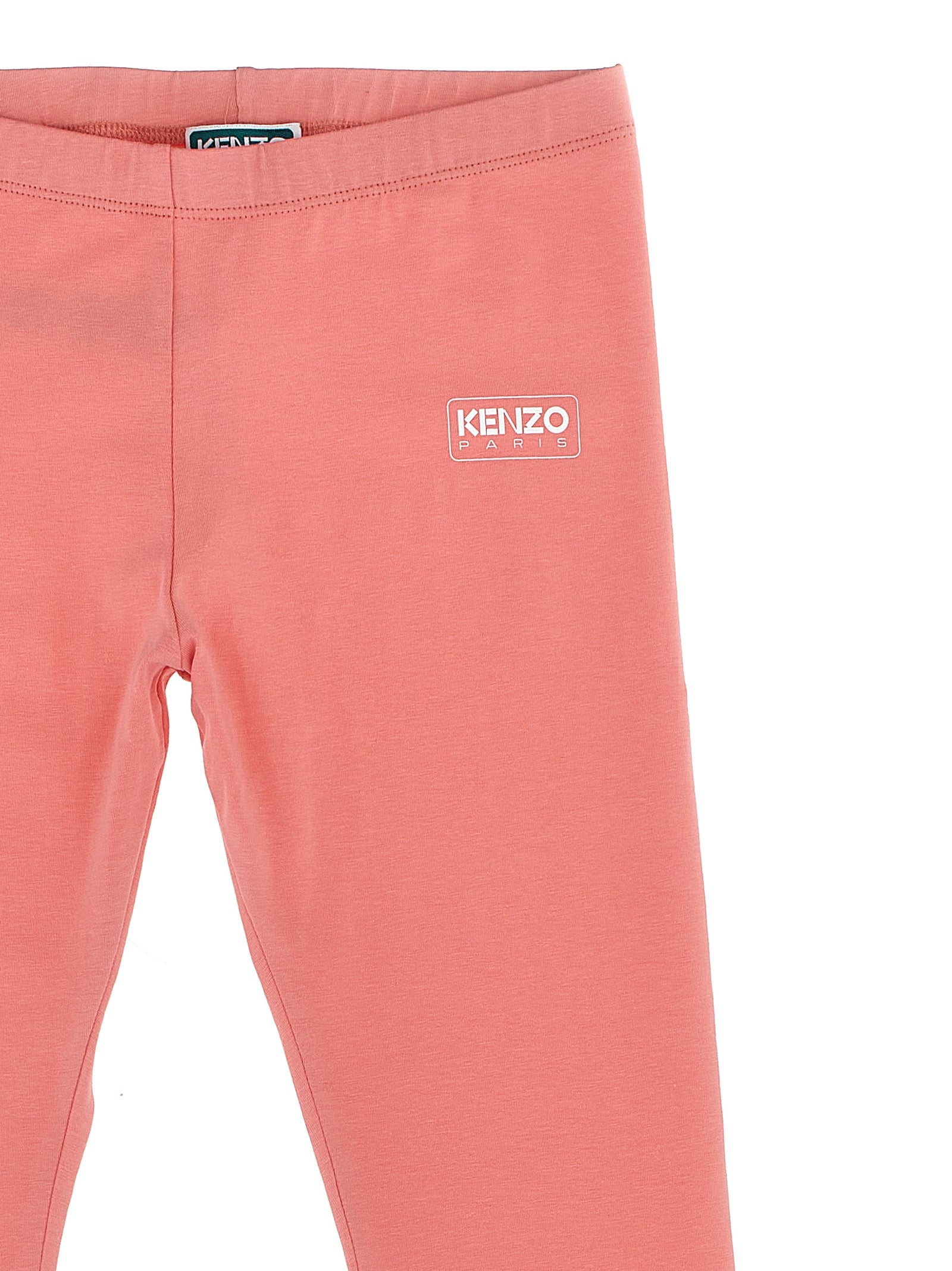Logo print leggings Fuchsia Cotton