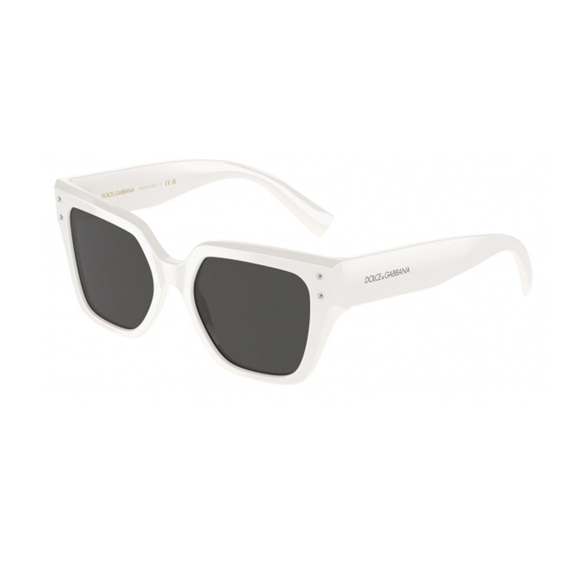 DG4471 Linea DG SHARPED 331287 White Bianco Acetate Occhiali Sole
