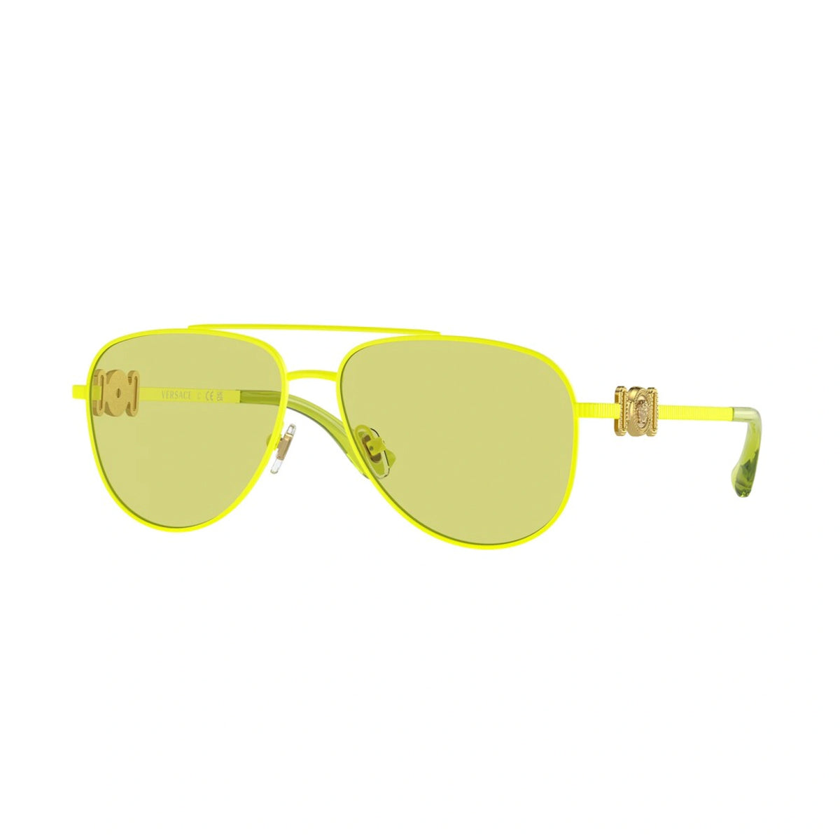 VK2002 1494-2 Giallo Metal Occhiali Sole