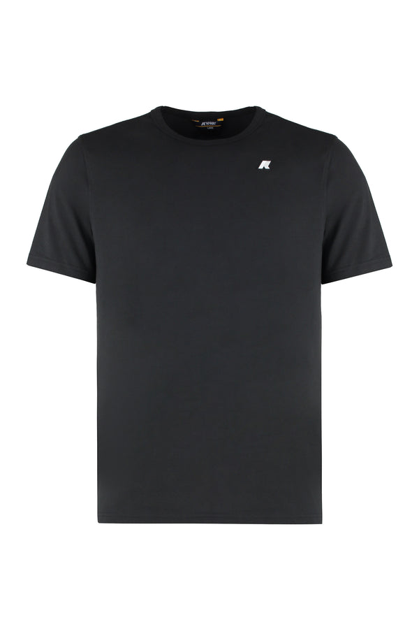 Adame Cotton Crew-Neck T-Shirt Black T-shirts