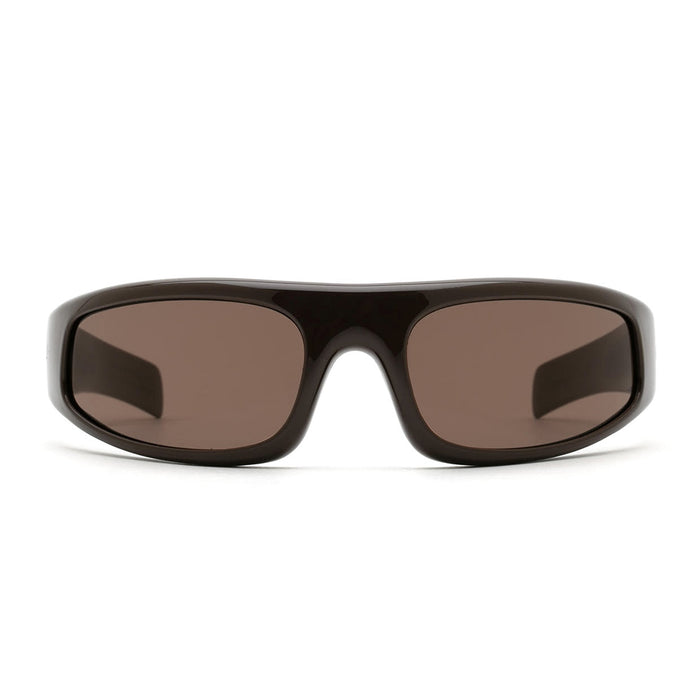 Retrosuperfuture Cerchietto F5W Ciambella (Cacao) Marrone Acetate Occhiali Da Sole