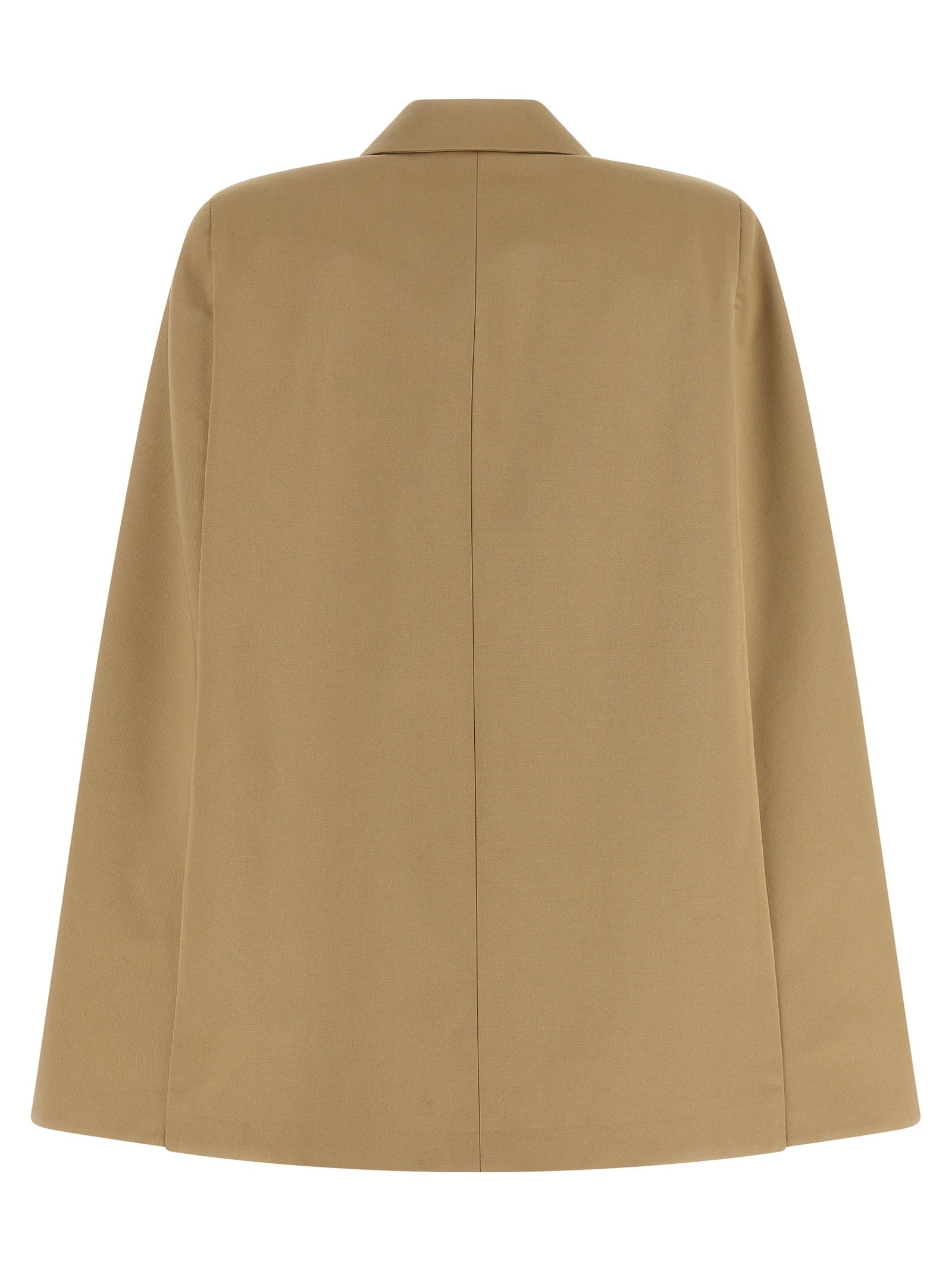 Hood Blazer Beige Cotton Elastane Blazer, Suits