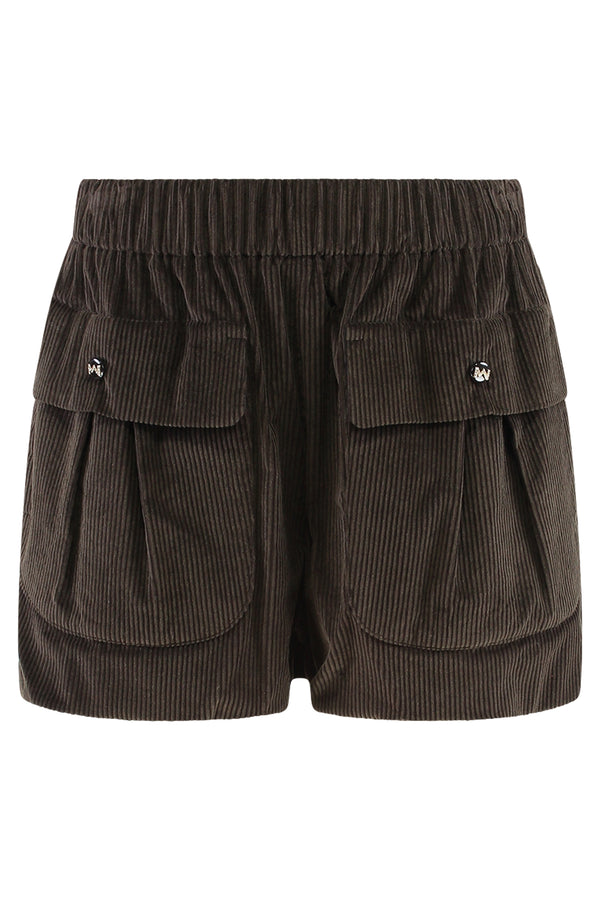 Cotton Shorts Brown