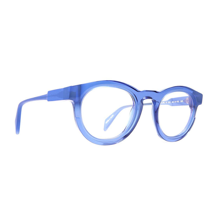CREATURE 117 003 Blu Trasparente Acetate Occhiali Da Vista