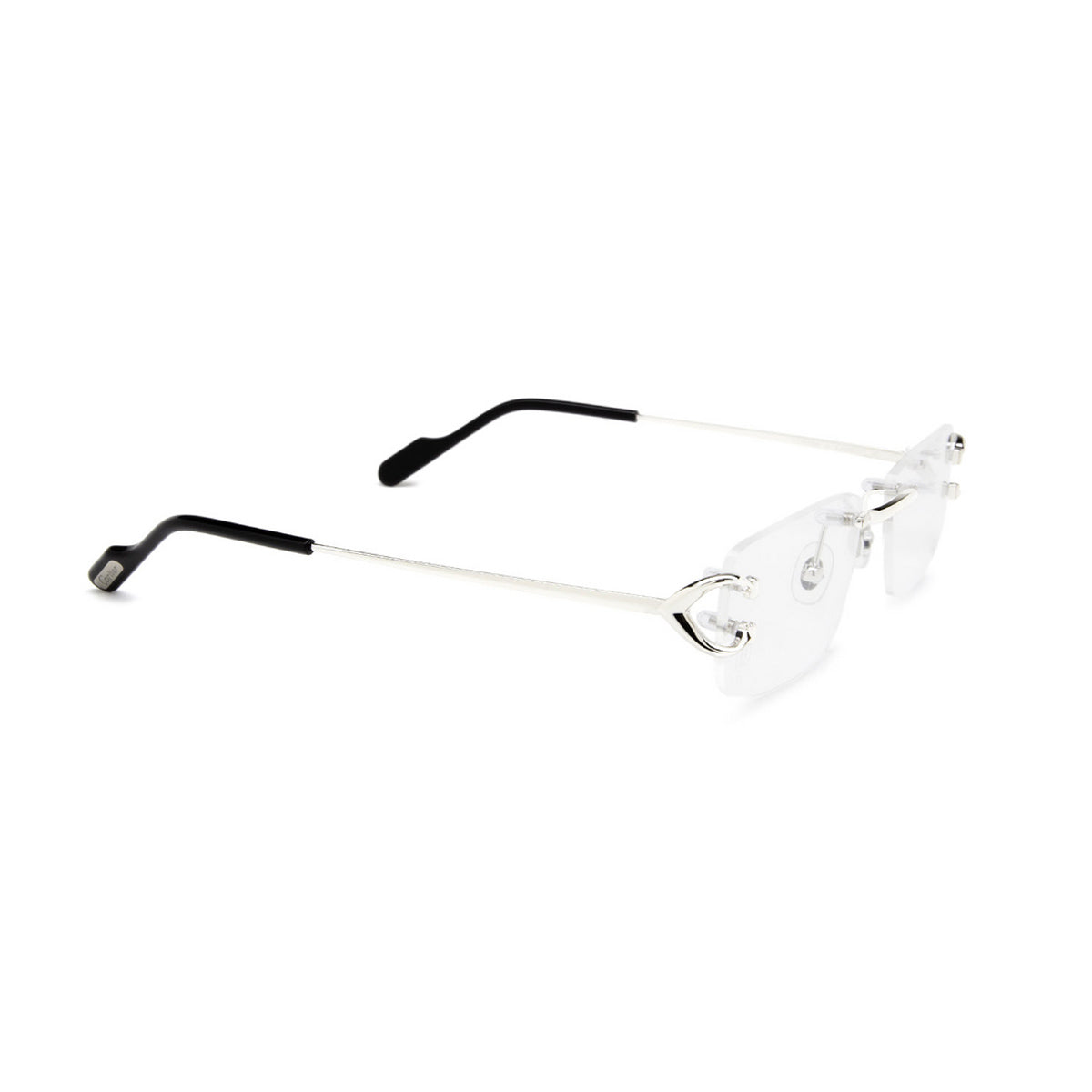 Cartier CT0344O C di 002 Silver Argento Metal Occhiali Da Vista