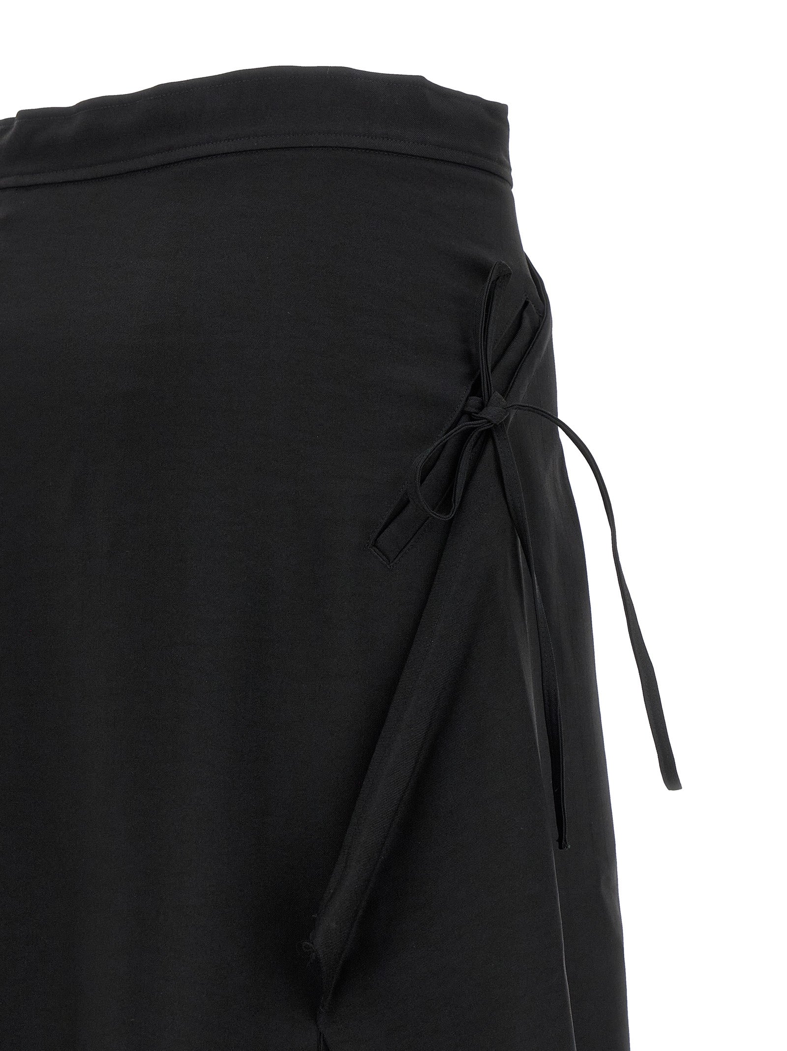 Y-3 Sport Uniform Raw Cut 3-Stripes skirt Black Polyester