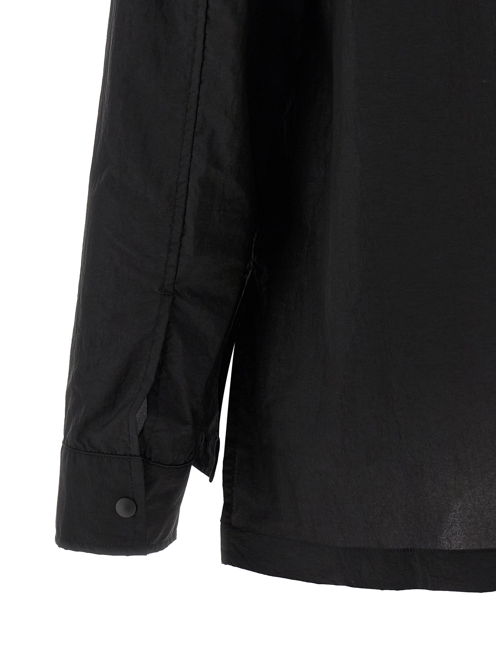 W RE 3S overshirt Black Polyamide Down Jacket, Parka, Casual Jackets
