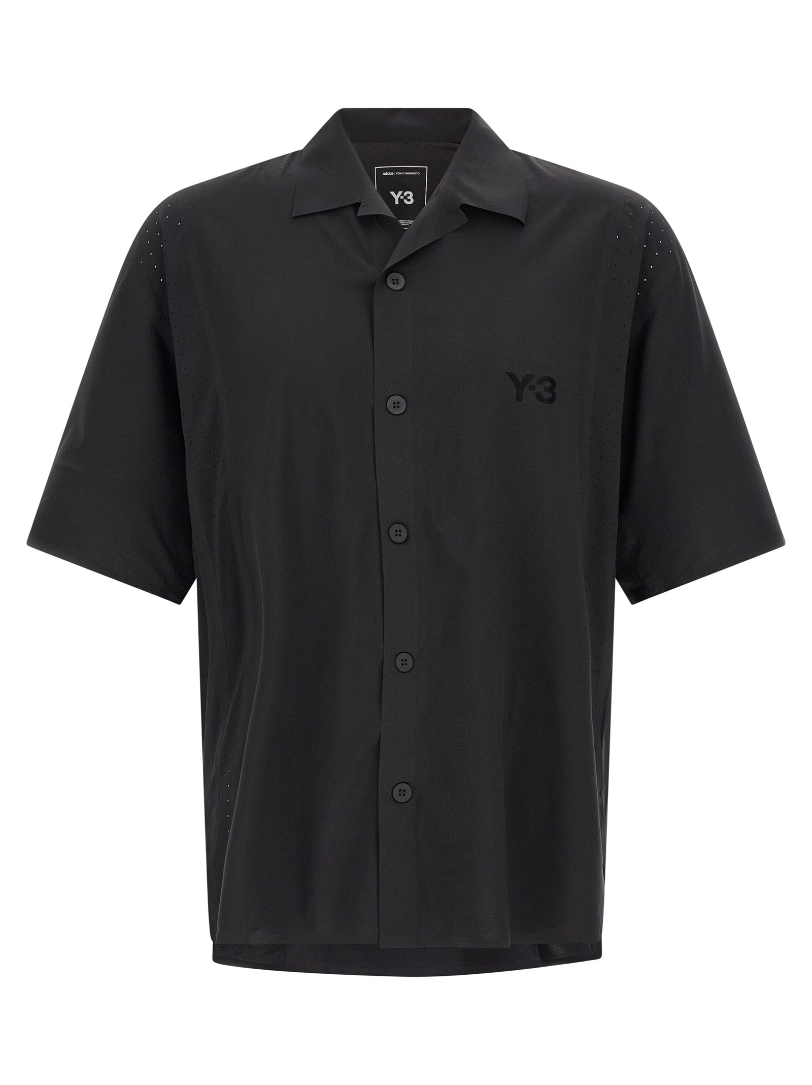 Vinyl logo shirt Black Polyester Shirt, Blouse