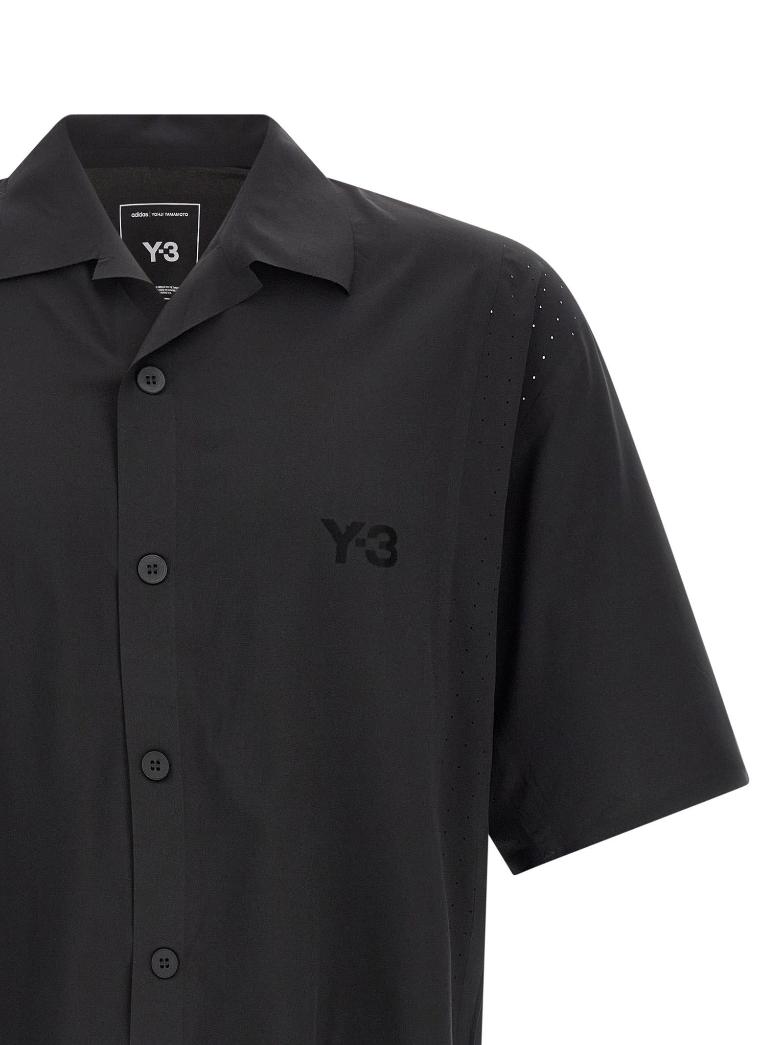 Vinyl logo shirt Black Polyester Shirt, Blouse