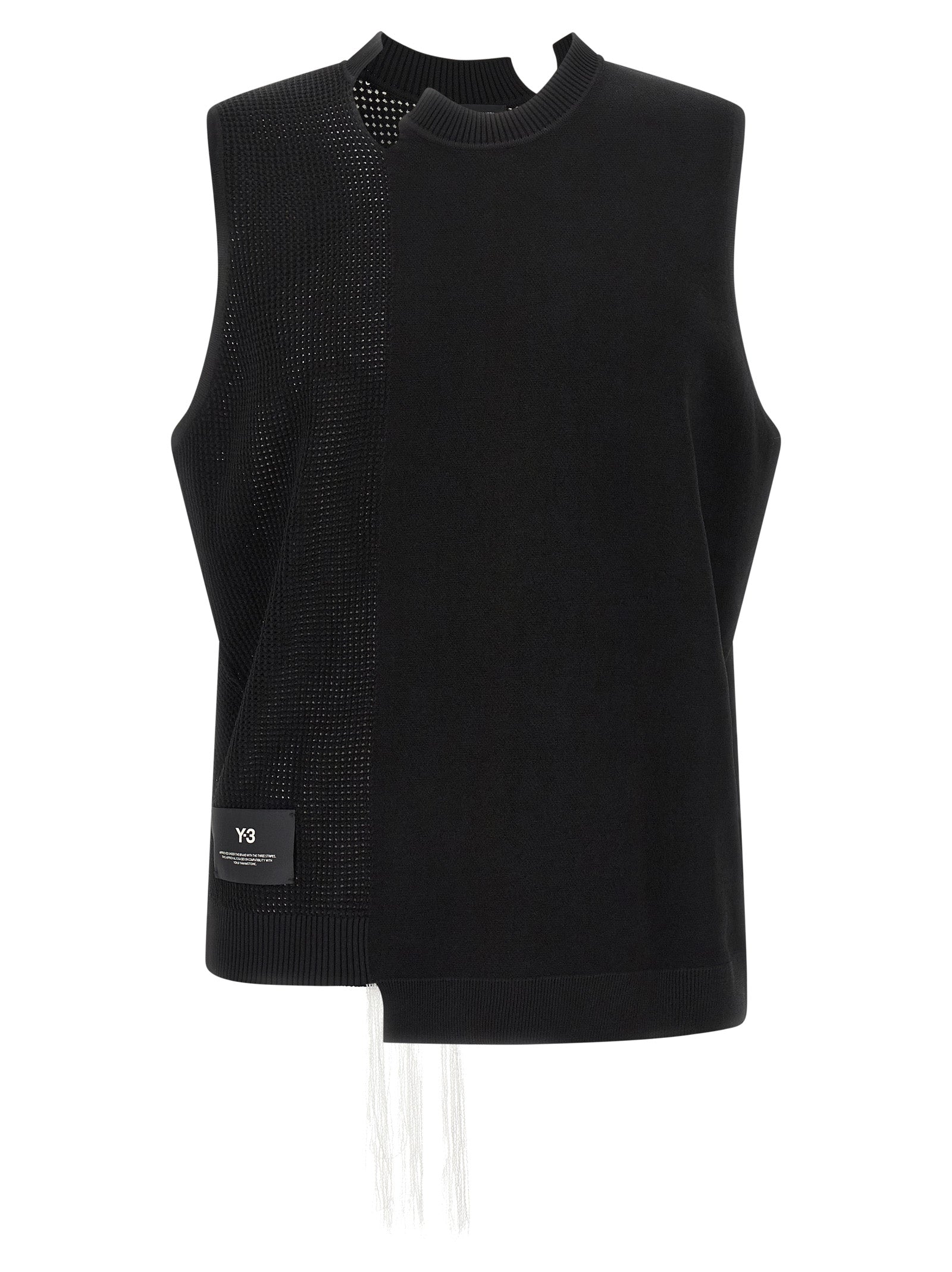 Y-3 Gfx vest Black Rayon Gilet