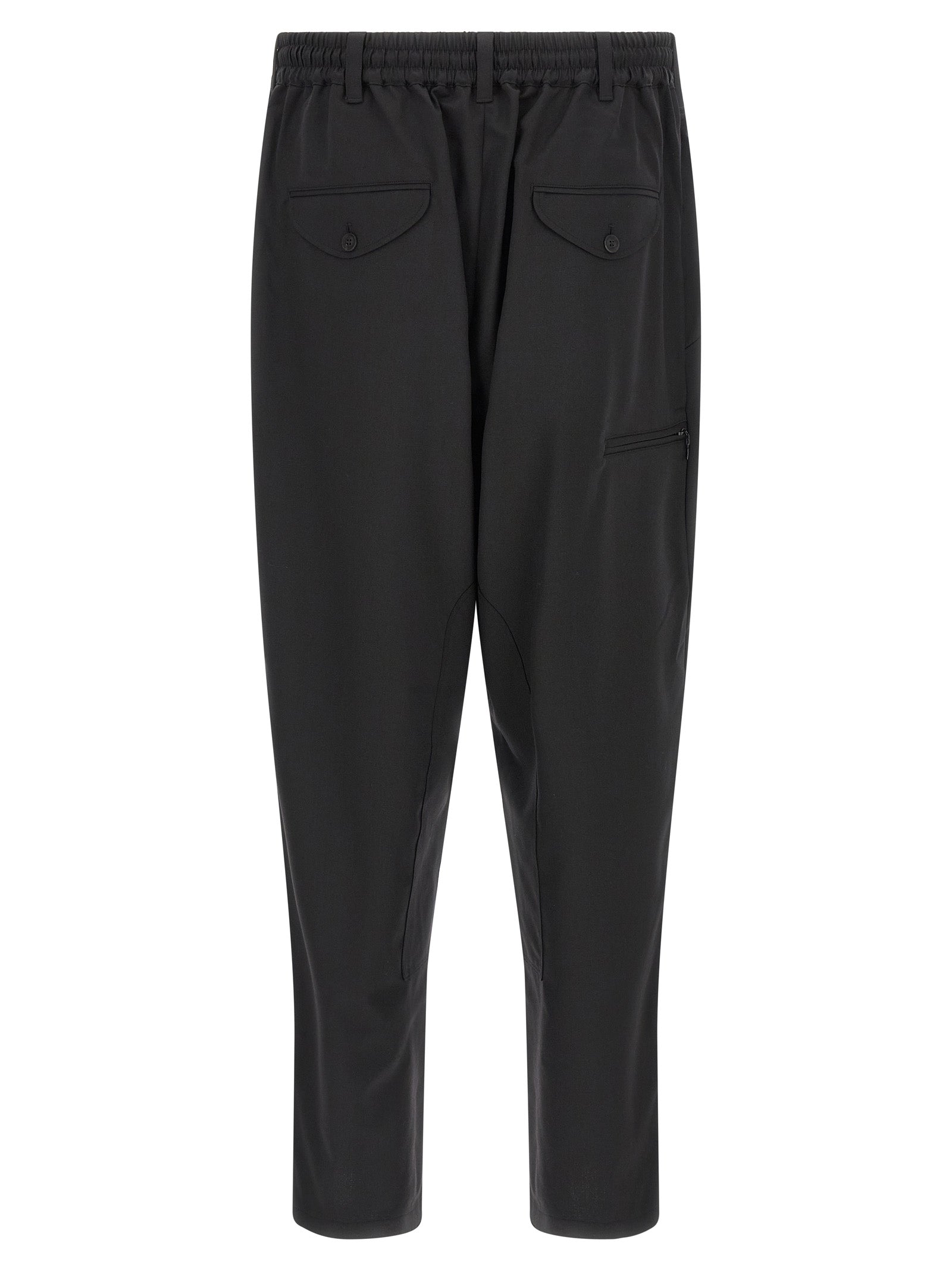 Y-3 pants Black Polyester Wool Elastane