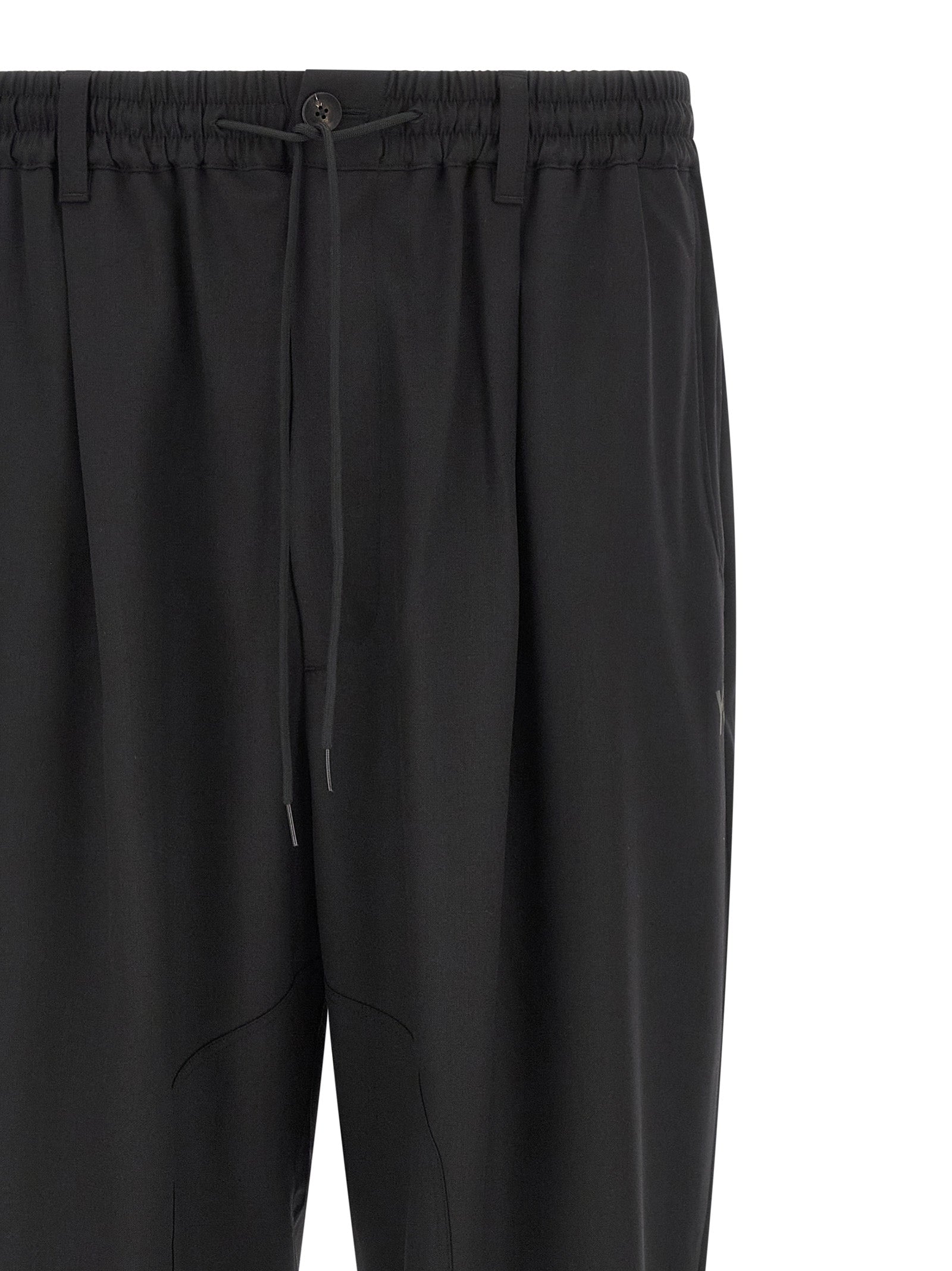 Y-3 pants Black Polyester Wool Elastane