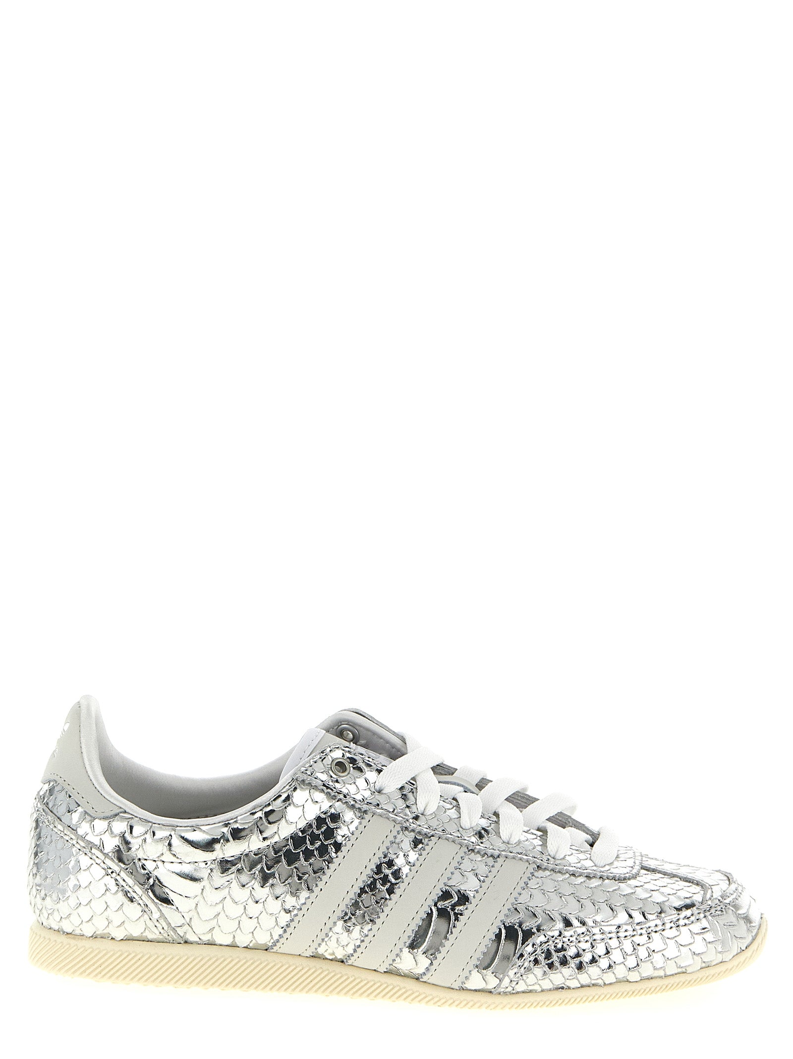 Japan sneakers Silver Calfskin Leather (bos Taurus)