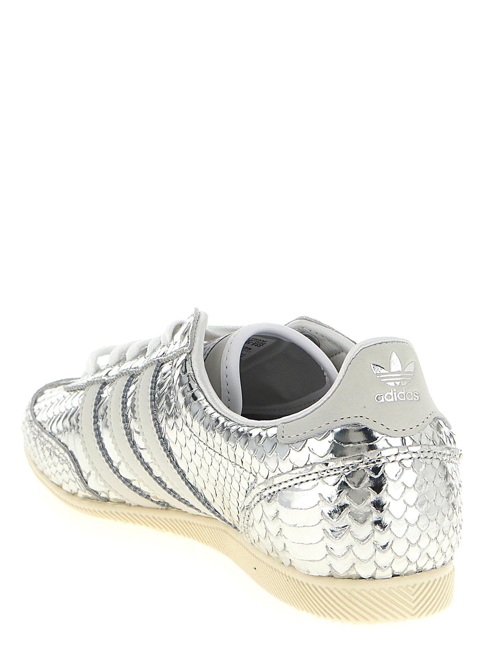 Japan sneakers Silver Calfskin Leather (bos Taurus)