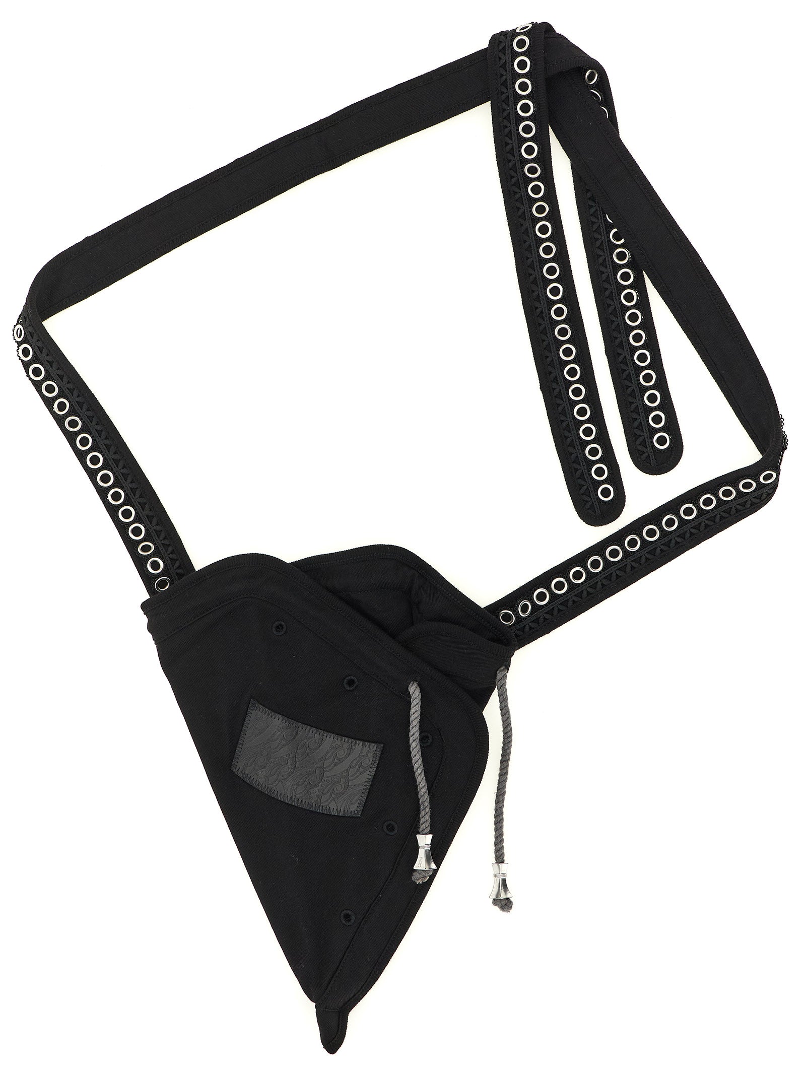 Hatha crossbody bag Black Cotton