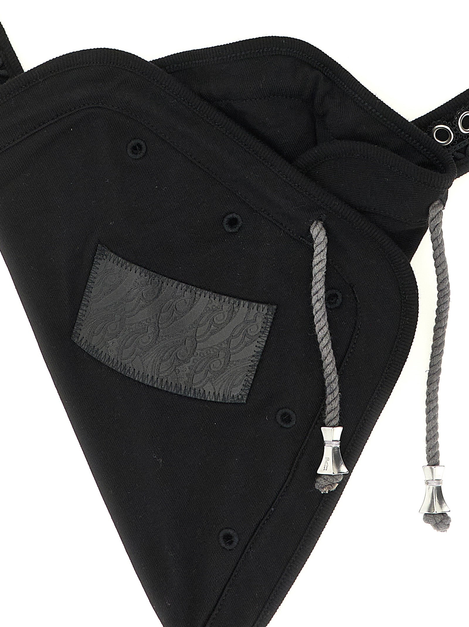 Hatha crossbody bag Black Cotton