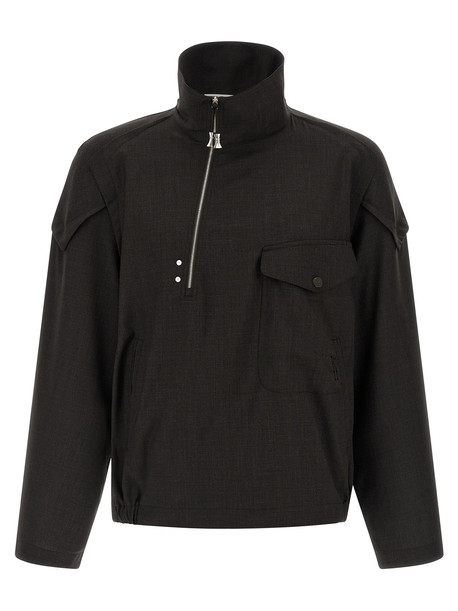 Farkas jacket Brown Virgin Wool Down Jacket, Parka, Casual