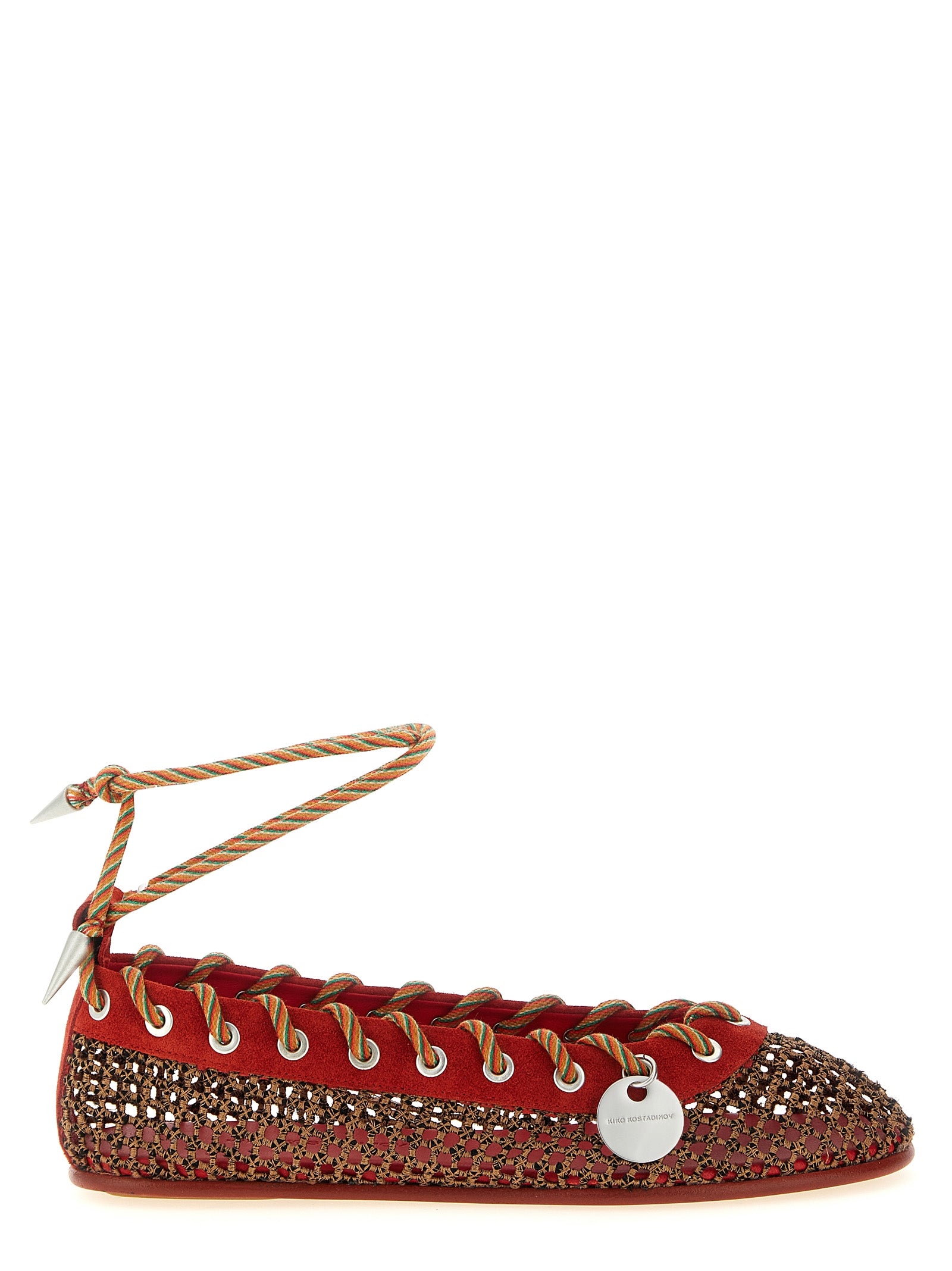 Reticella ballet flats Red Polyester Flat Shoes