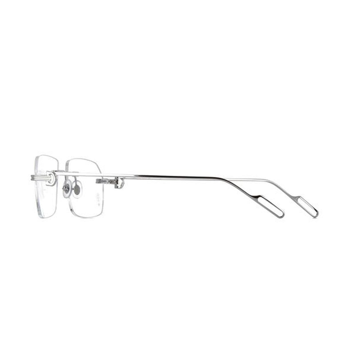 Cartier CT0162O C de 002 Silver Argento Metal Occhiali Da Vista