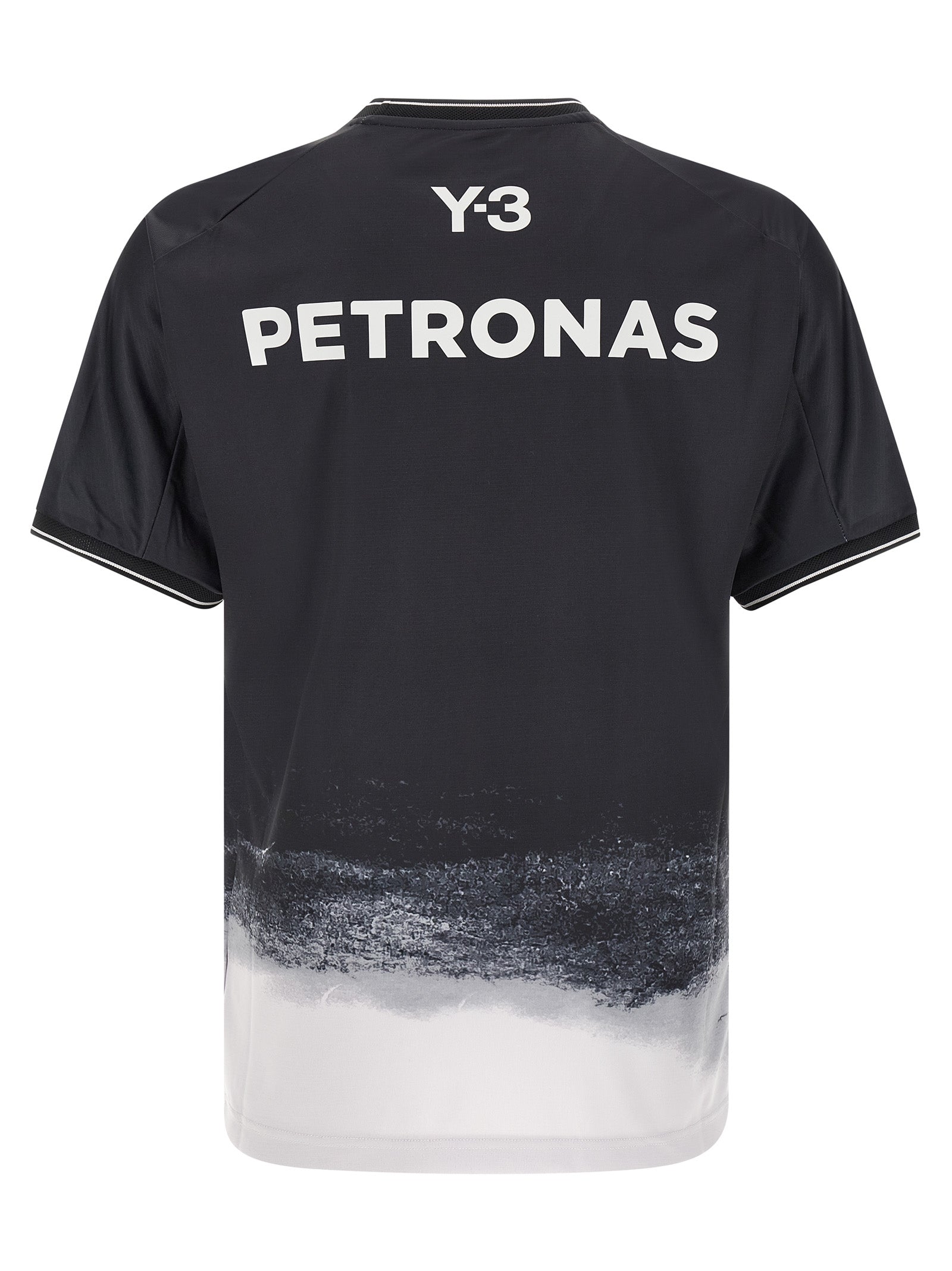 T-Shirt Y-3 X Mercedes Amg Petronas Formula One Black Polyester