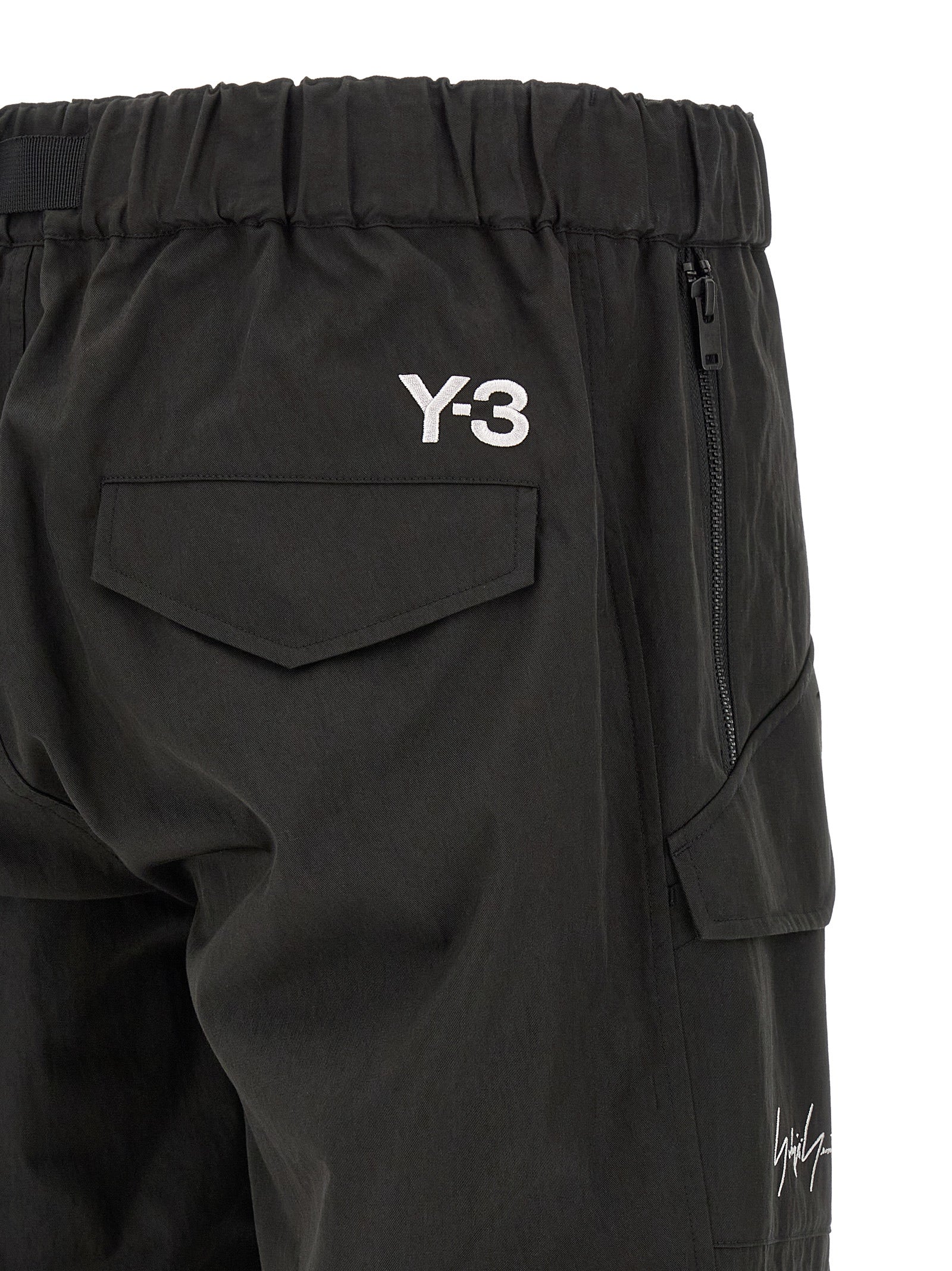 F1 Cargo Pants Y-3 X Mercedes Amg Petronas Black Cotton
